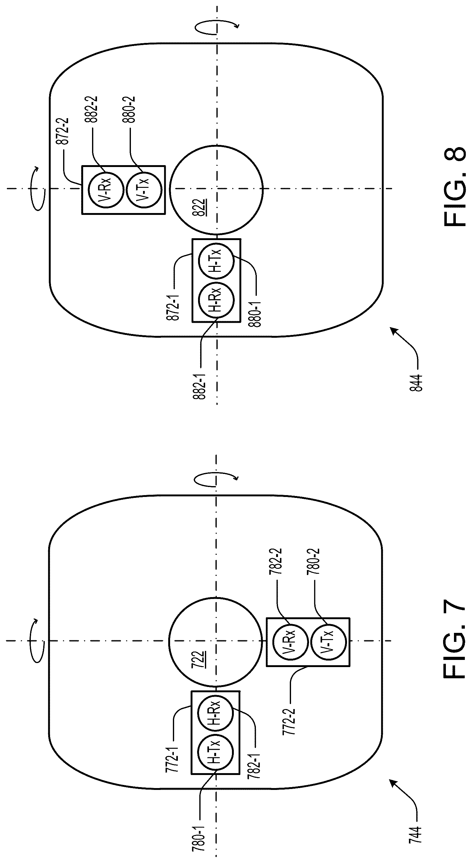 Patent US12618670 Figure 6 – Multiple single-axis trackers for survey equipment