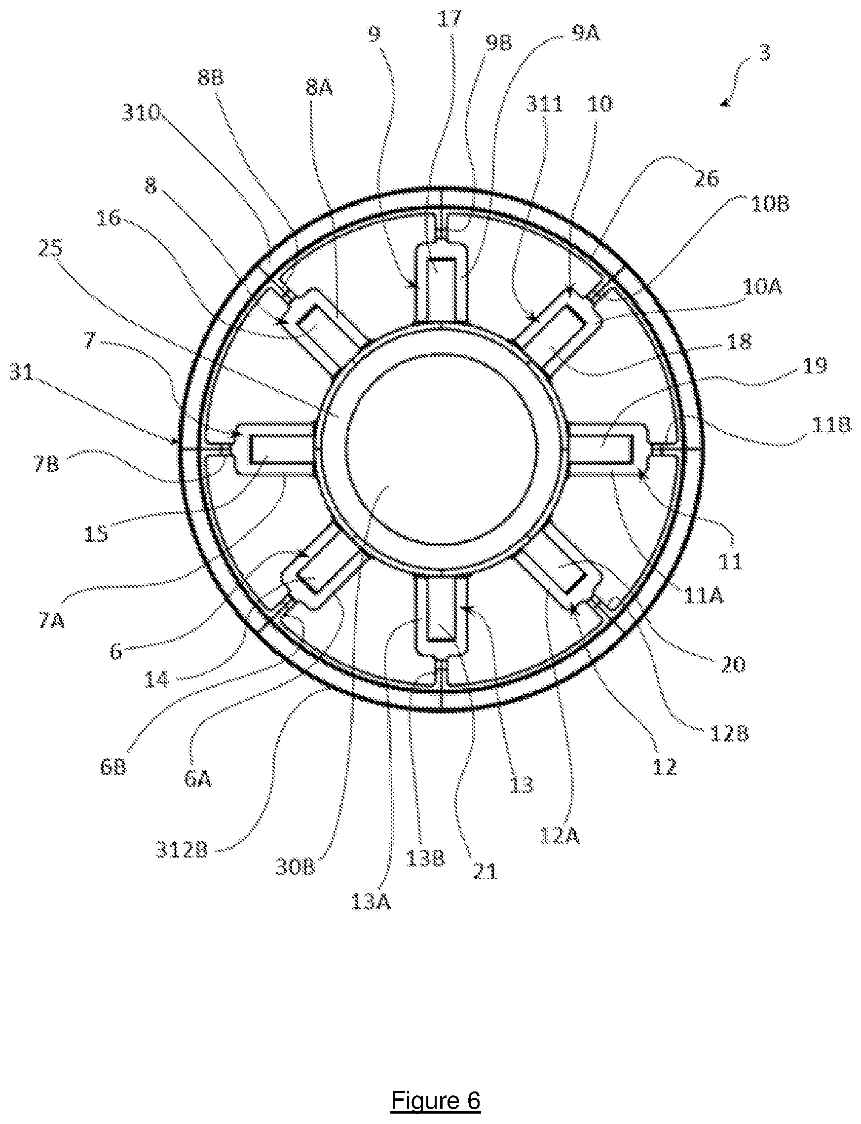 Patent US12618673 Figure 6 – Vibratory gyroscope sensor