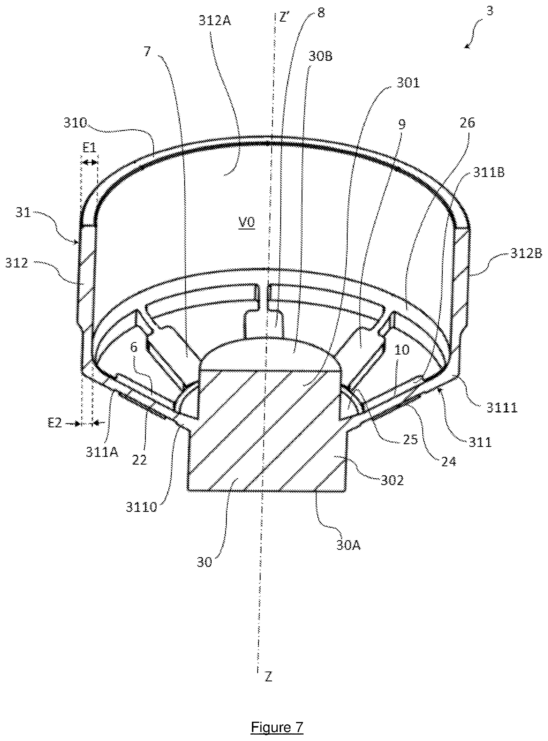 Patent US12618673 Figure 7 – Vibratory gyroscope sensor