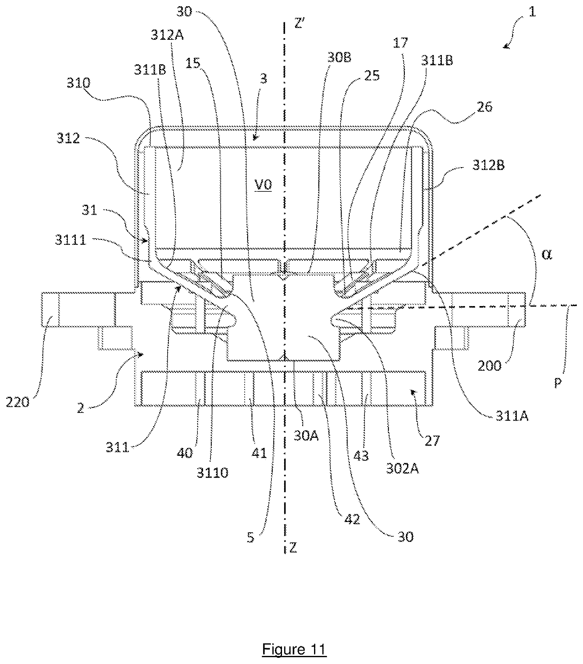 Patent US12618673 Figure 11 – Vibratory gyroscope sensor