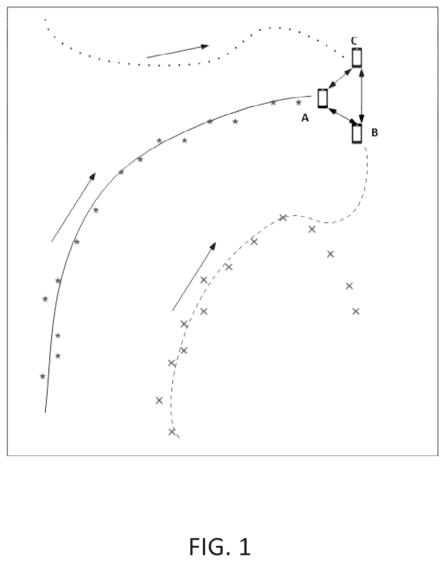 Patent US12618675 Figure 1 – Method and system for magnetic-based collaborative positioning among portable devices
