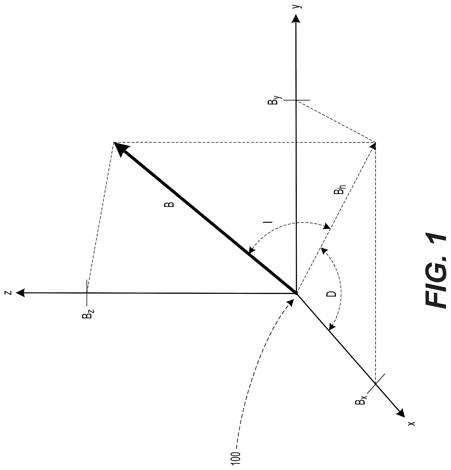 Patent US12618677 Figure 1 – Using magnetic-sensor data to correct for INS drift