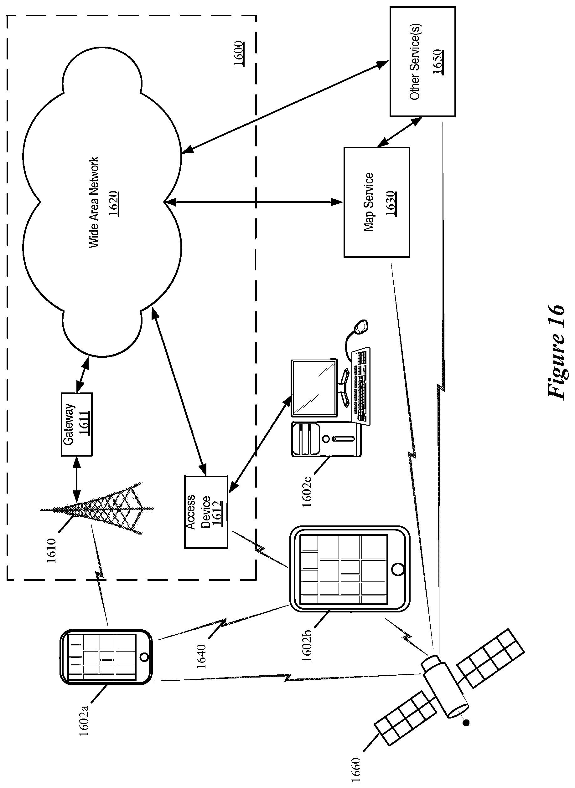 Patent US12618681 Figure 16 – Transit navigation