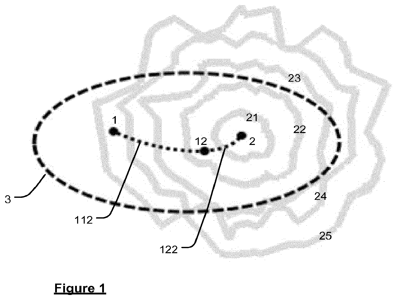 Patent US12618683 Figure 1 – Methods and systems for determining safe return range