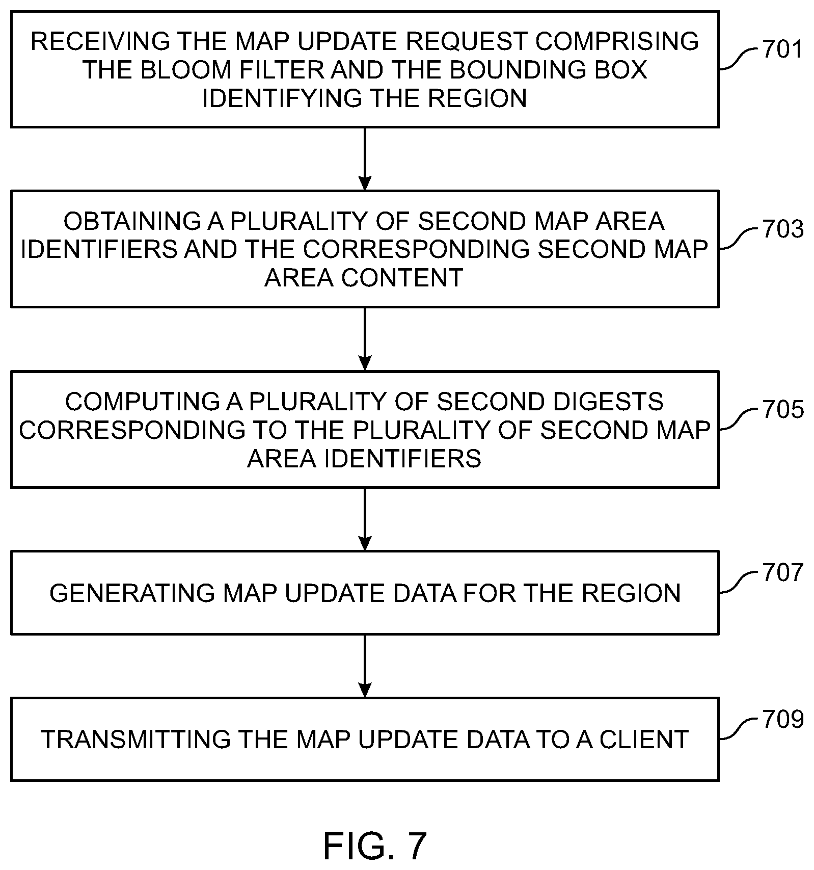 Patent US12618687 Figure 8 – Method, system, and computer program product for generating map update data