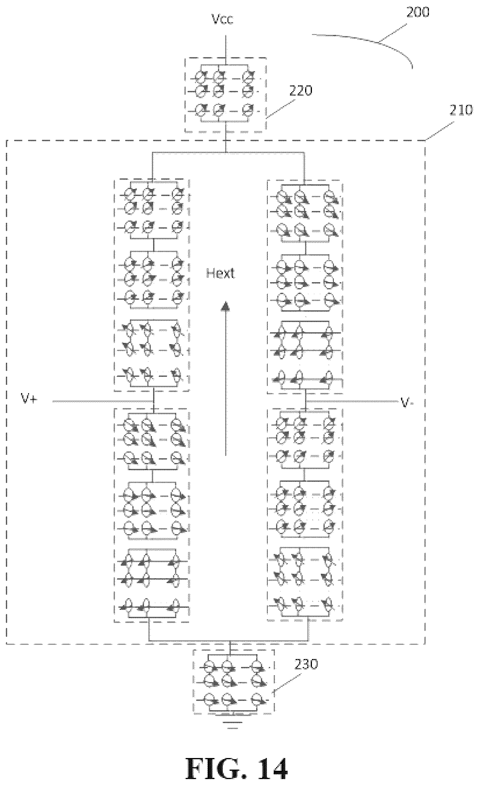 Patent US12618691 Figure 9 – Magnetoresistive sensor with harmonically broadened linear range