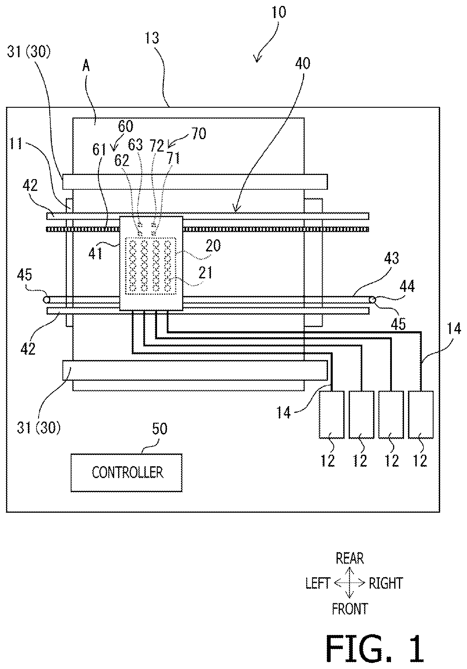 Patent US12618695 Figure 1 – Printing apparatus, control method for printing apparatus, and computer-readable storage medium storing computer-executable instructions for printing apparatus