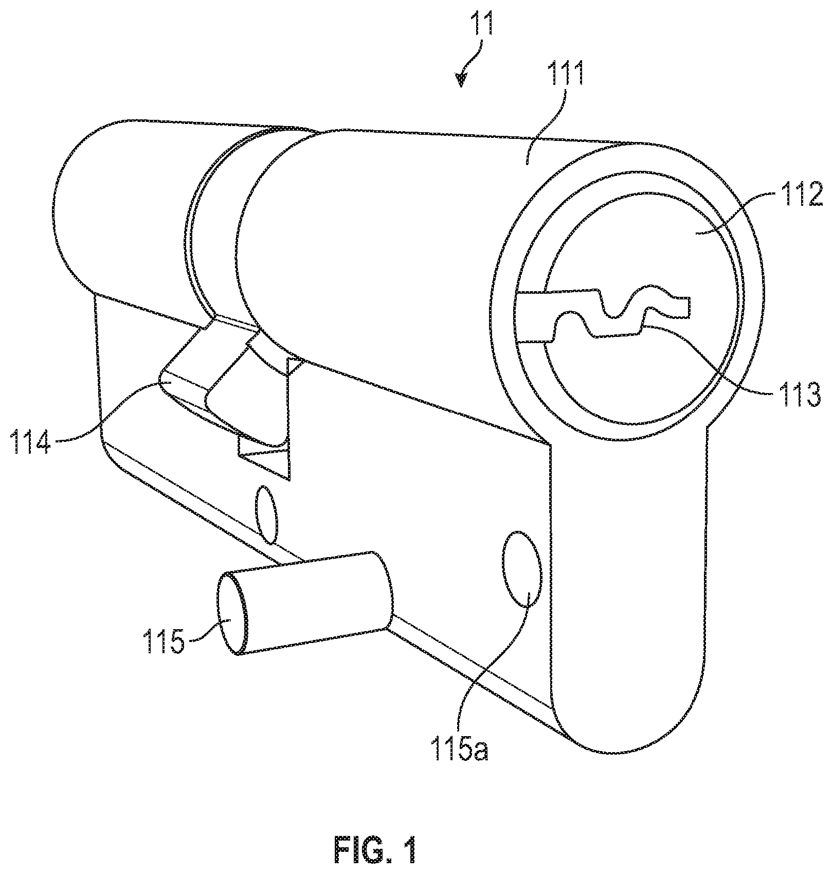 Patent US12618698 Figure 1 – Cylinder lock apparatus and parts thereof