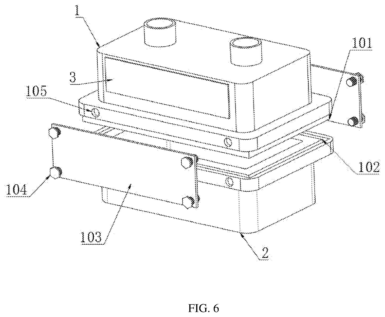Patent US12618700 Figure 6 – Anti-interference structure for ultrasonic gas meter