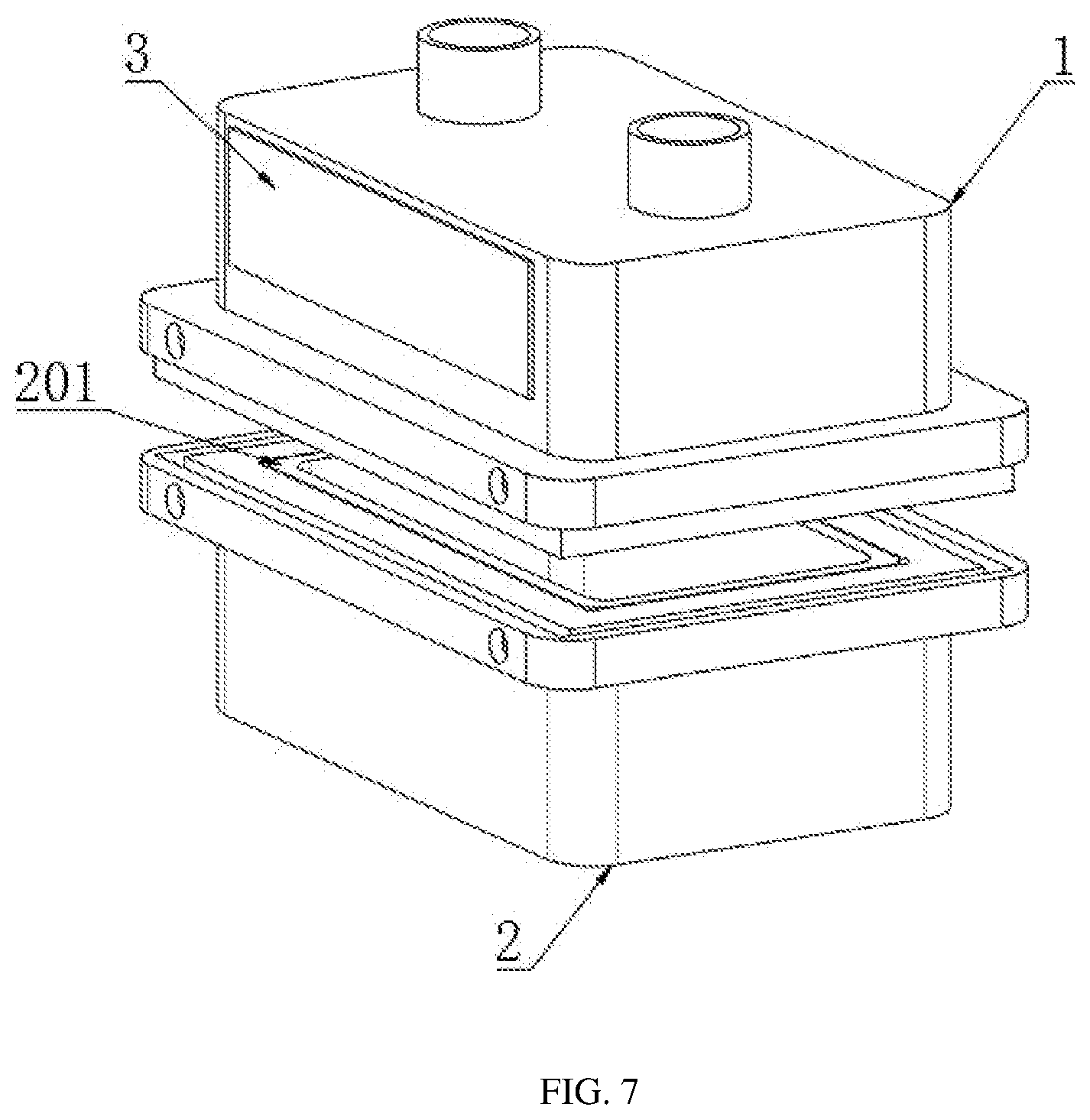 Patent US12618700 Figure 7 – Anti-interference structure for ultrasonic gas meter