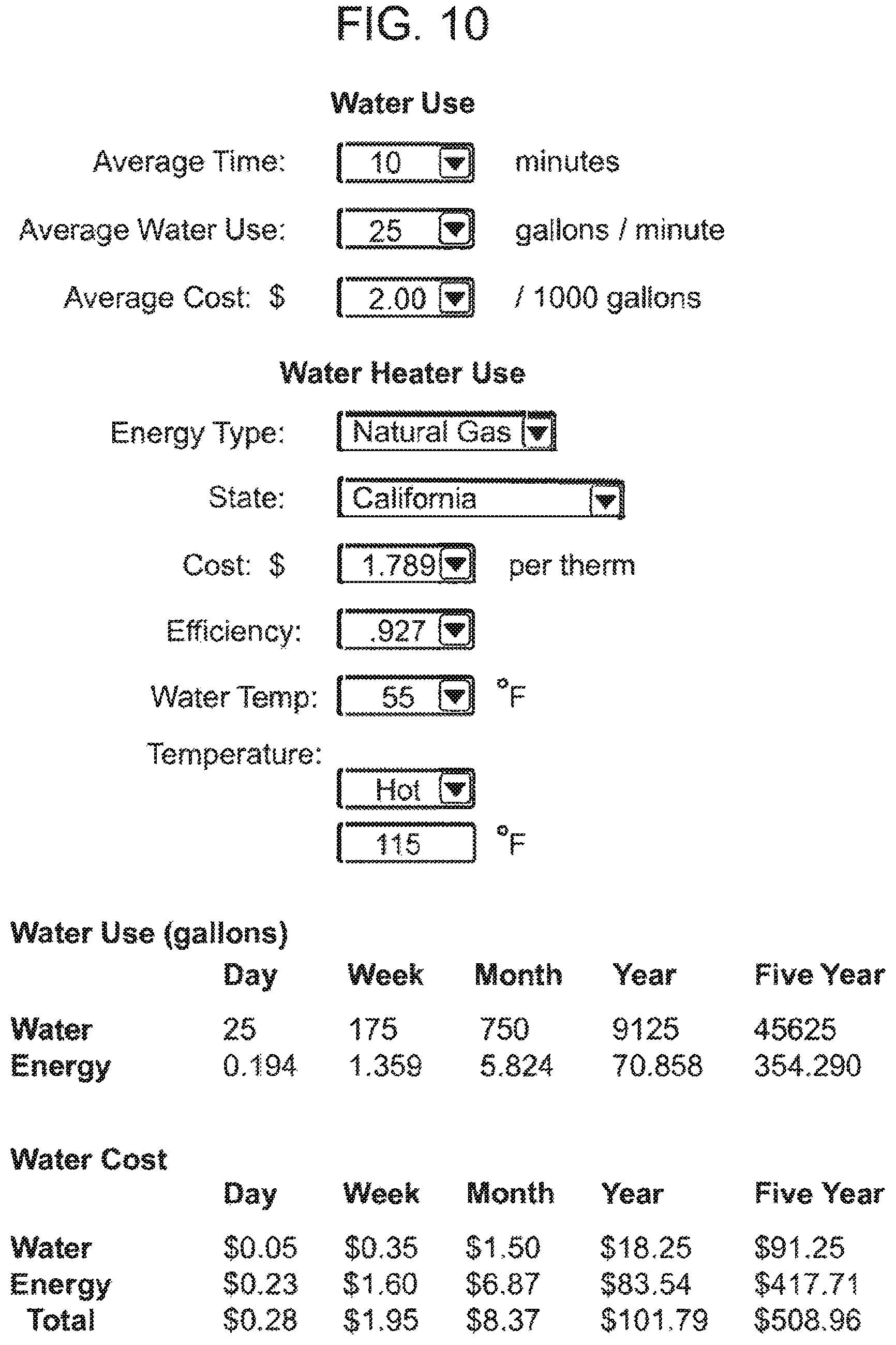 Patent US12618703 Figure 8 – Water meter system