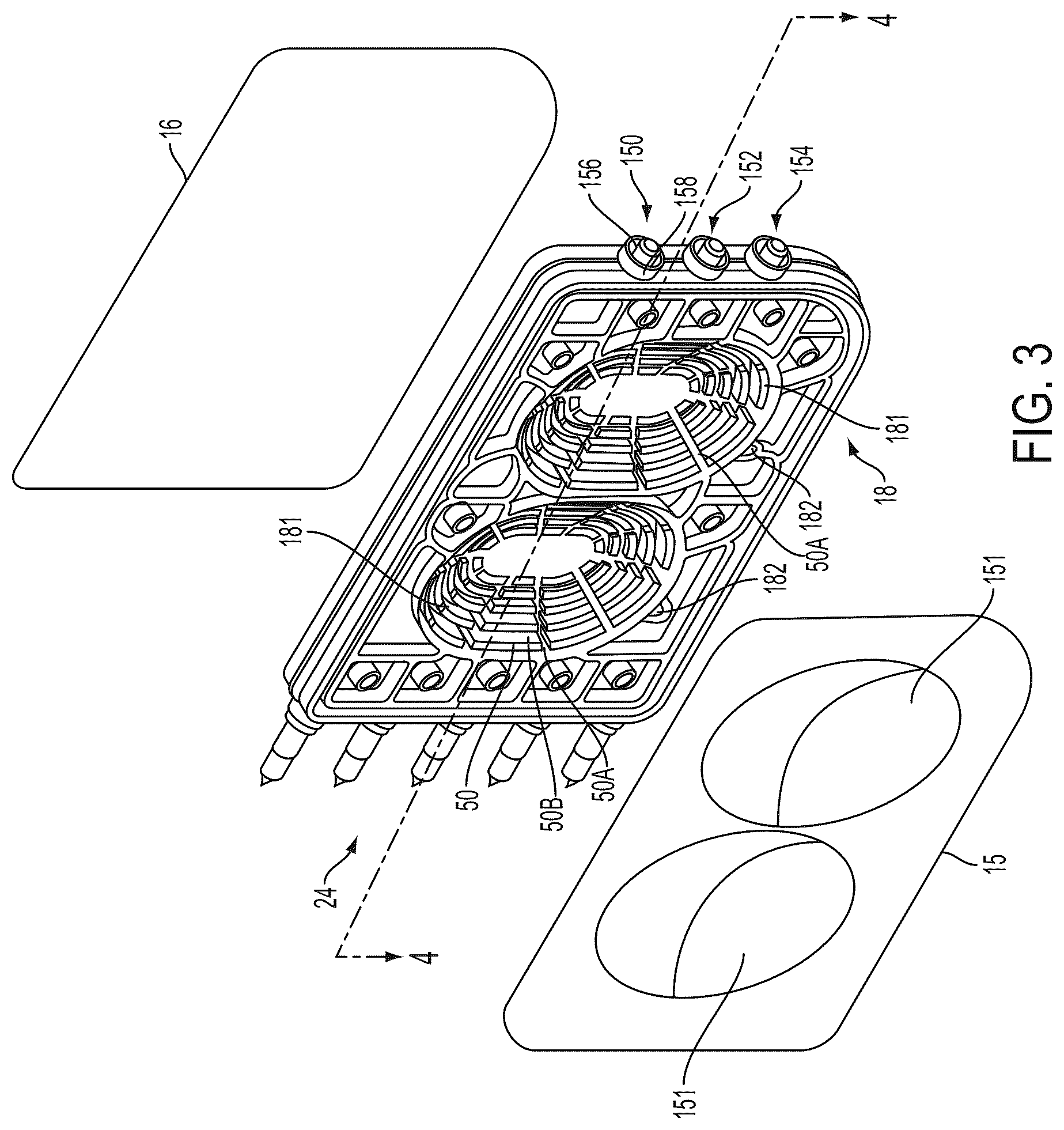 Patent US12618704 Figure 4 – Medical treatment system and methods using a plurality of fluid lines