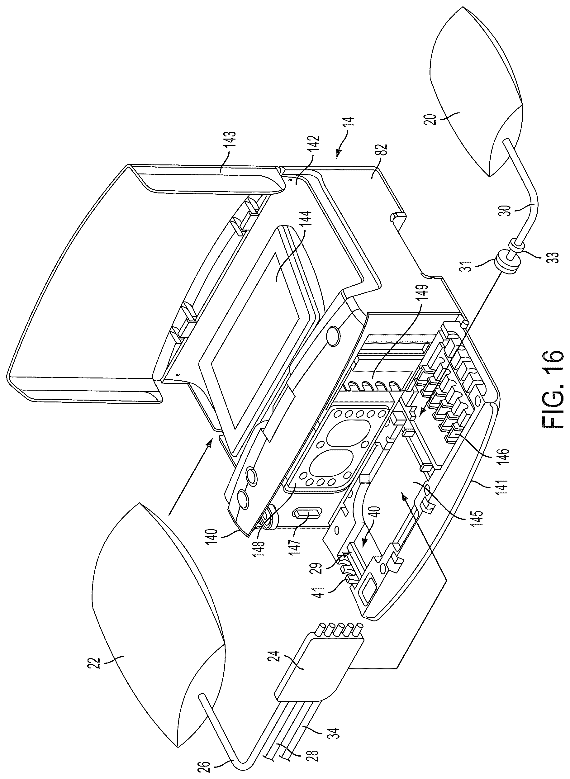 Patent US12618704 Figure 17 – Medical treatment system and methods using a plurality of fluid lines