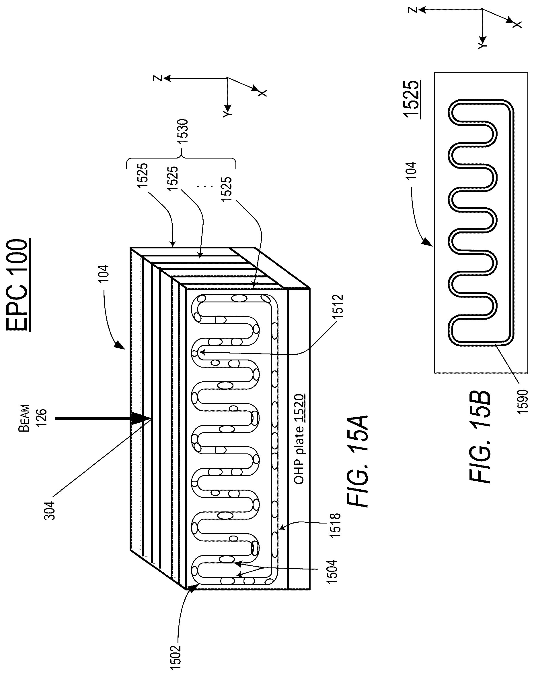 Patent US12618710 Figure 16 – Oscillating heat pipe based energy beam profiler and calorimeter