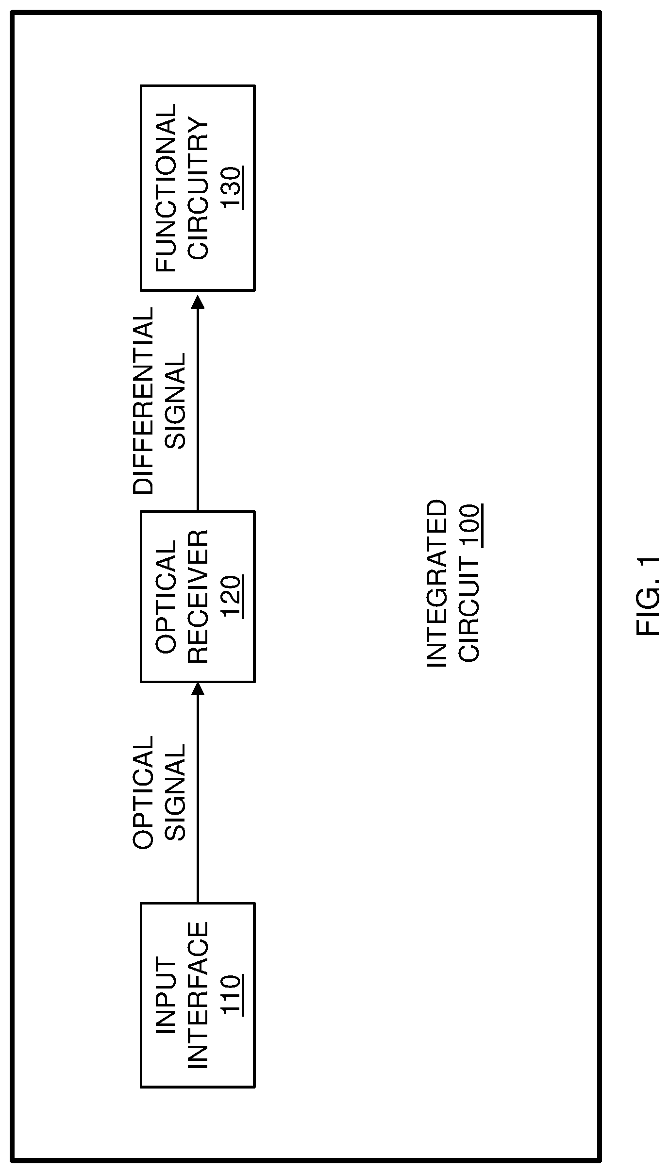 Patent US12618712 Figure 1 – Differential transimpedance amplifier from a single photodiode