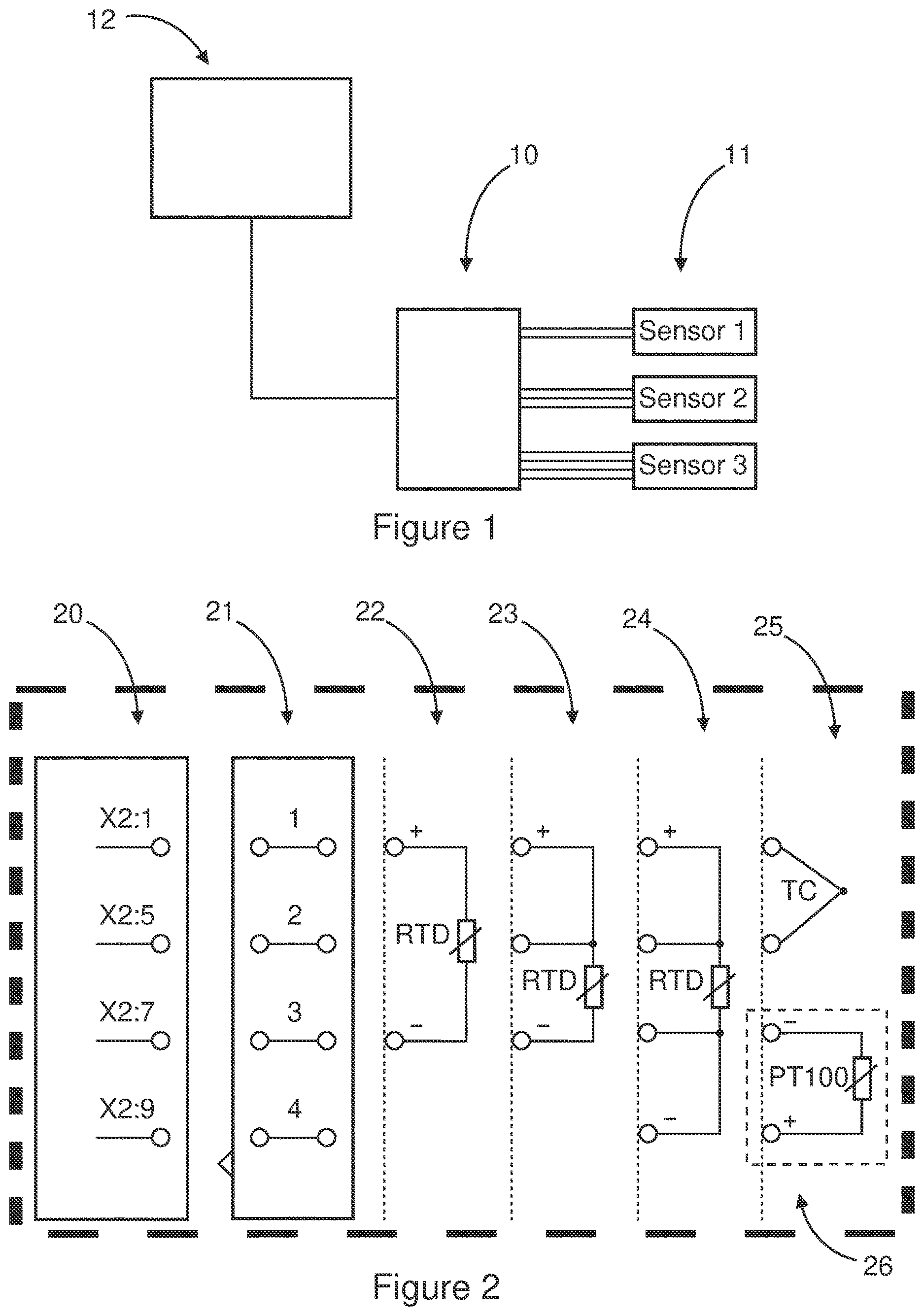 Patent US12618719 Figure 1 – Method for determining sensor types and sensor wiring