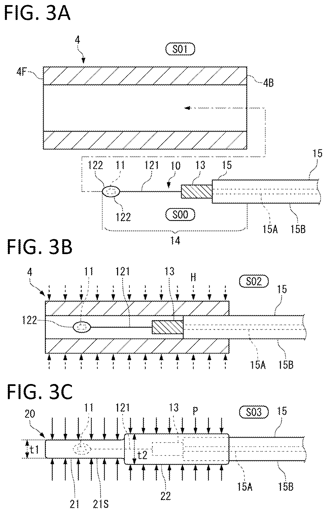 Patent US12618720 Figure 3 – Temperature sensor and method of manufacturing temperature sensor