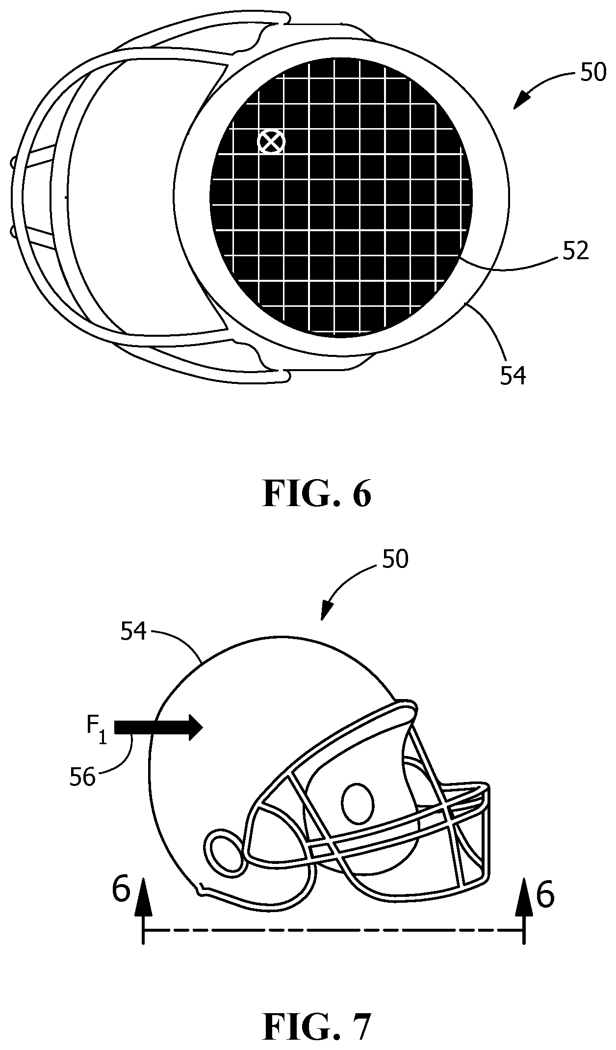 Patent US12618727 Figure 4 – Smart fabric impact sensors