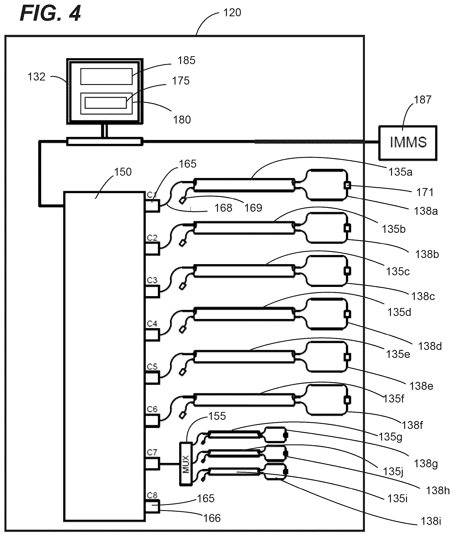 Patent US12618729 Figure 4 – Systems, devices and methods for monitoring support platform structural conditions