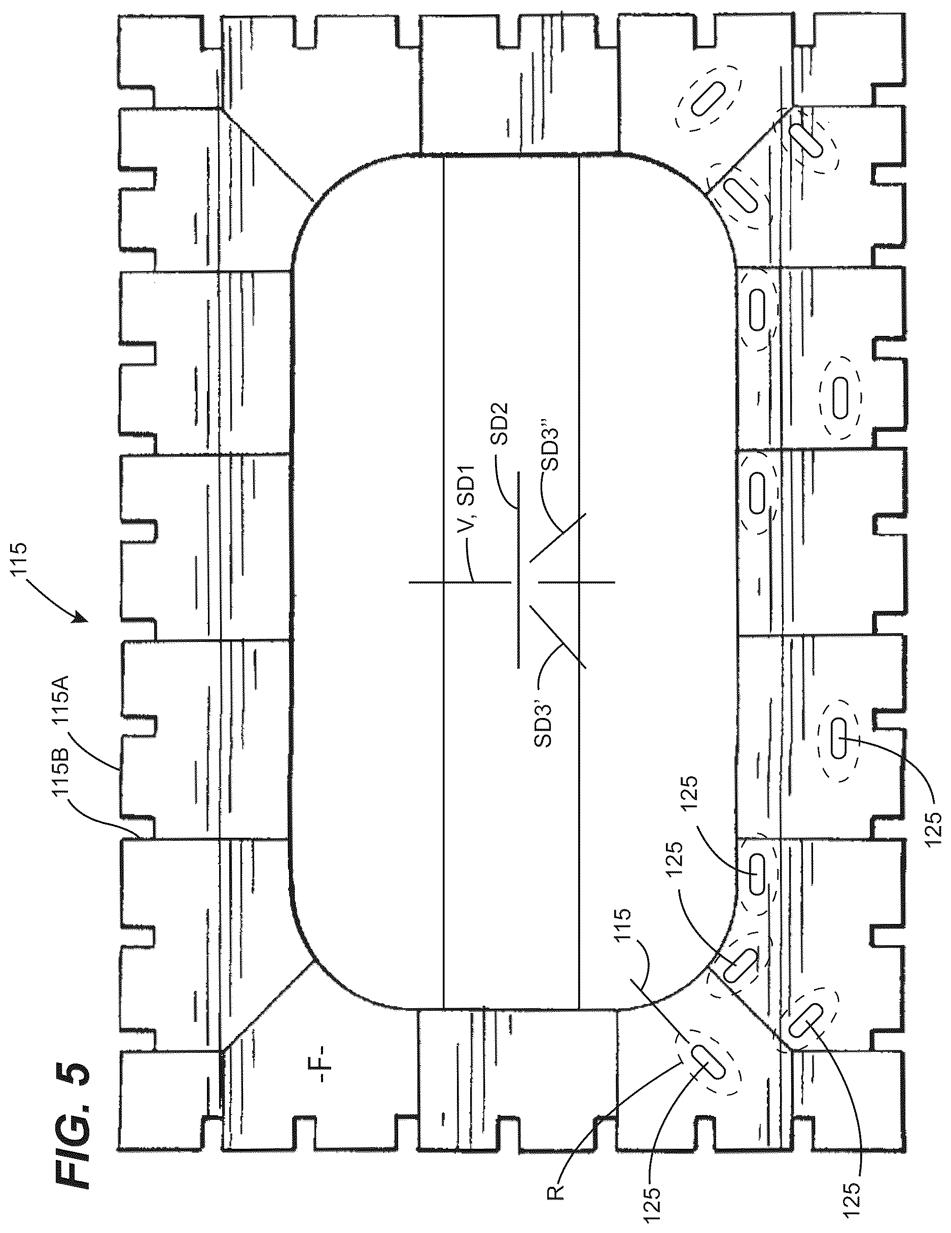 Patent US12618729 Figure 5 – Systems, devices and methods for monitoring support platform structural conditions