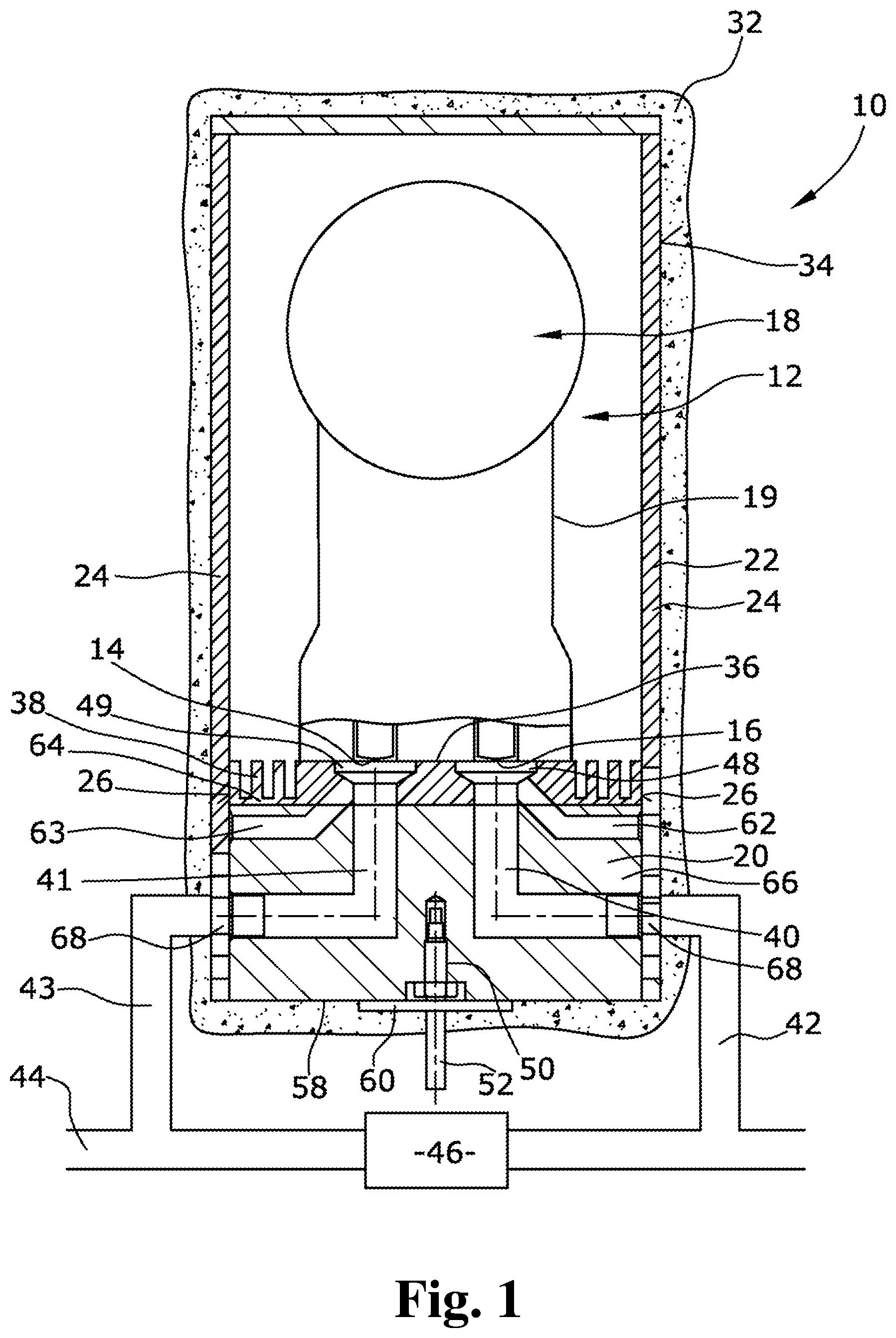Patent US12618734 Figure 1 – Differential pressure measuring device for oil test