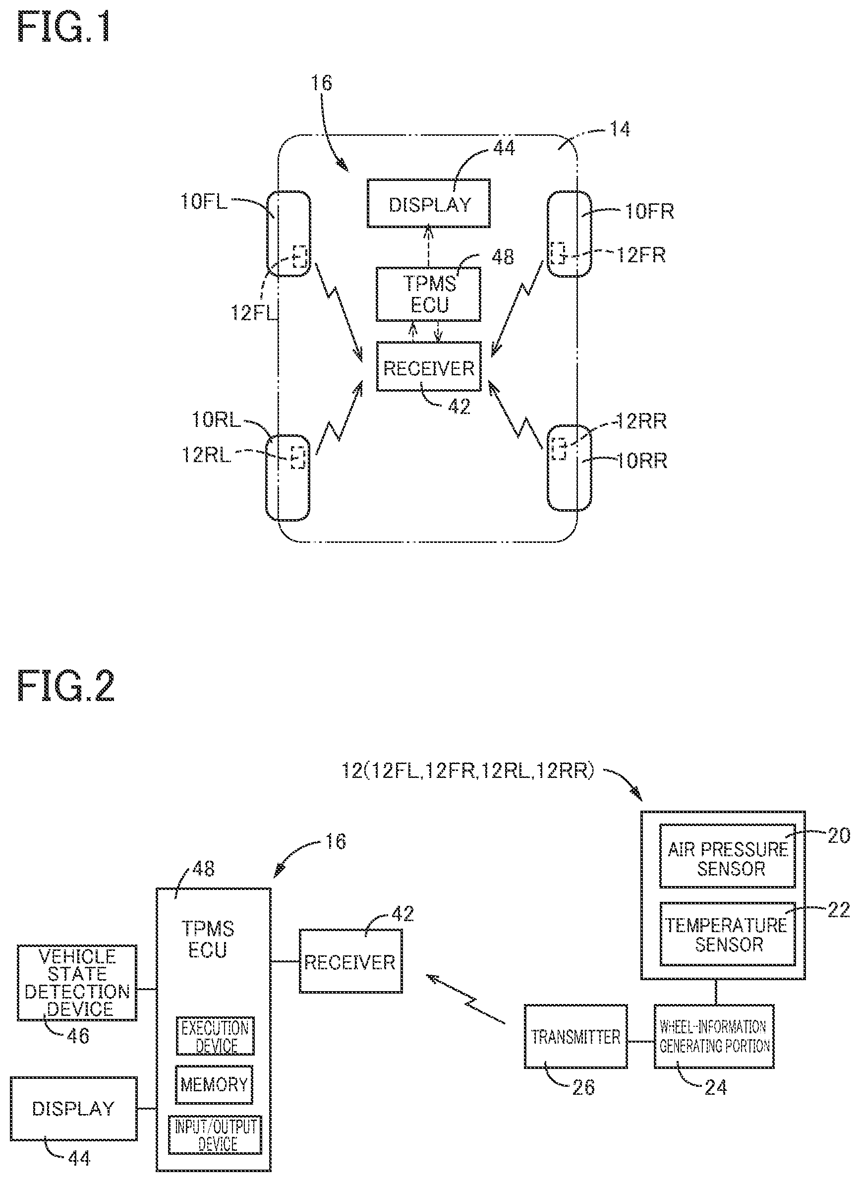 Patent US12618736 Figure 1 – Wheel-state obtaining system