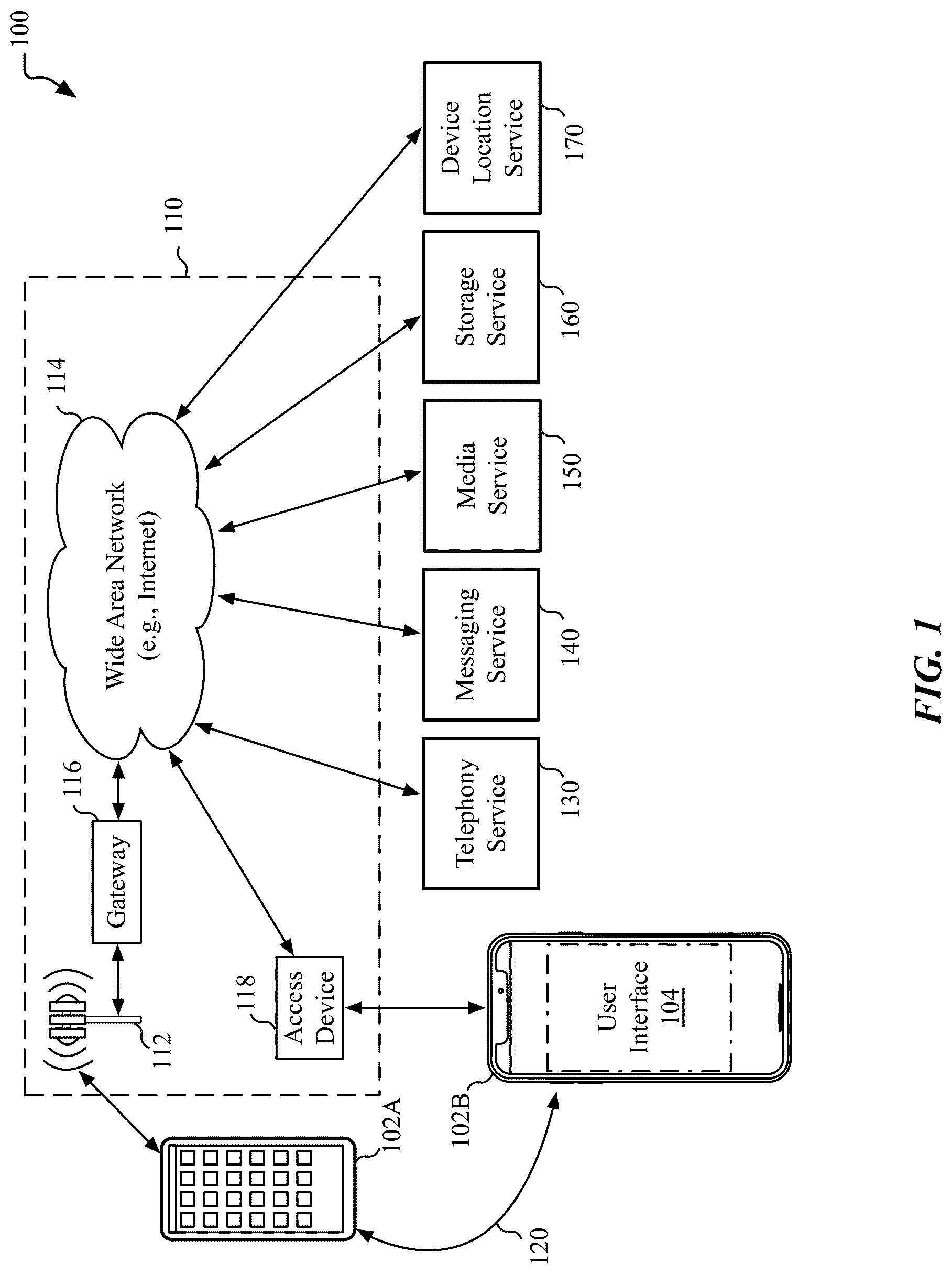 Patent US12618738 Figure 1 – Location of interest altitude and determining calibration points