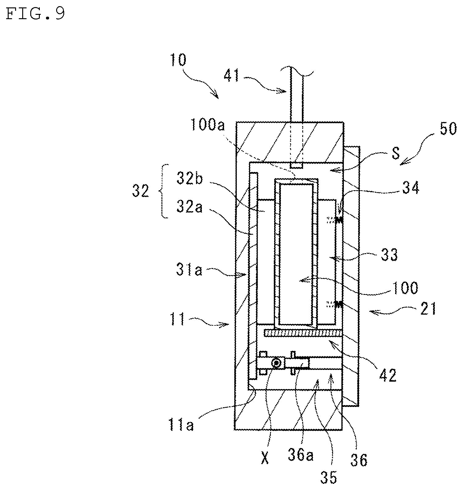 Patent US12618741 Figure 9 – Chamber, lid, and leak tester