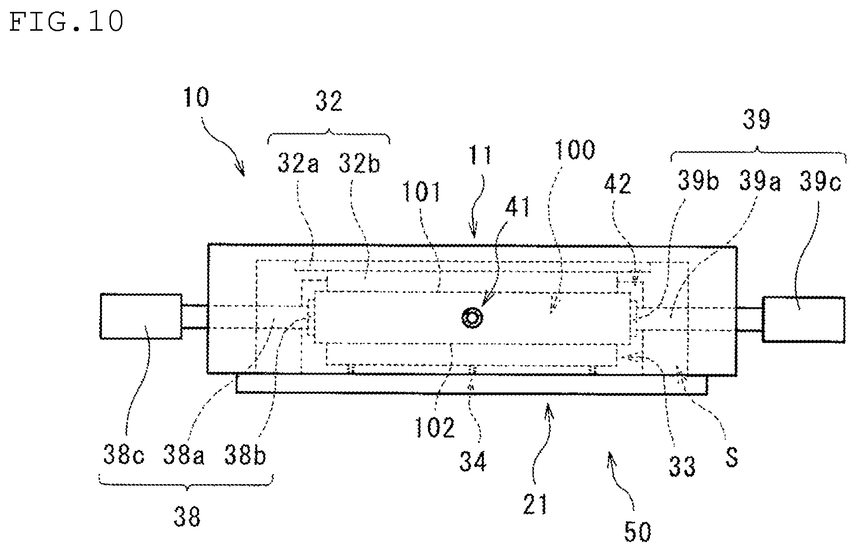 Patent US12618741 Figure 10 – Chamber, lid, and leak tester