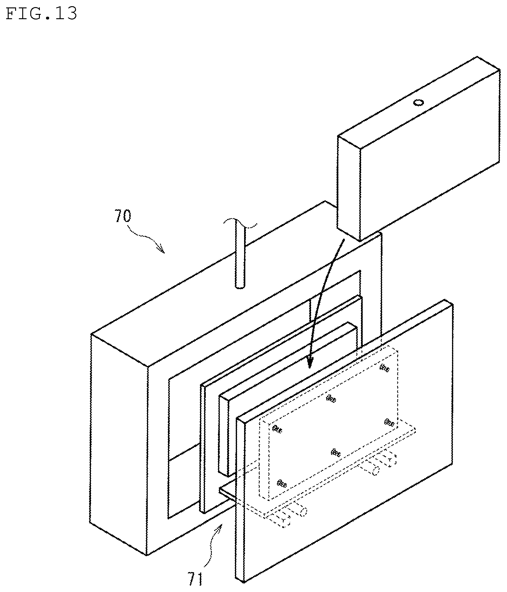 Patent US12618741 Figure 13 – Chamber, lid, and leak tester