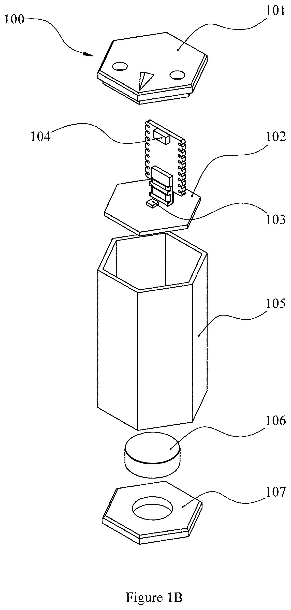 Patent US12618747 Figure 2 – Modular mounting apparatus for determining vehicle vibrational anomalies