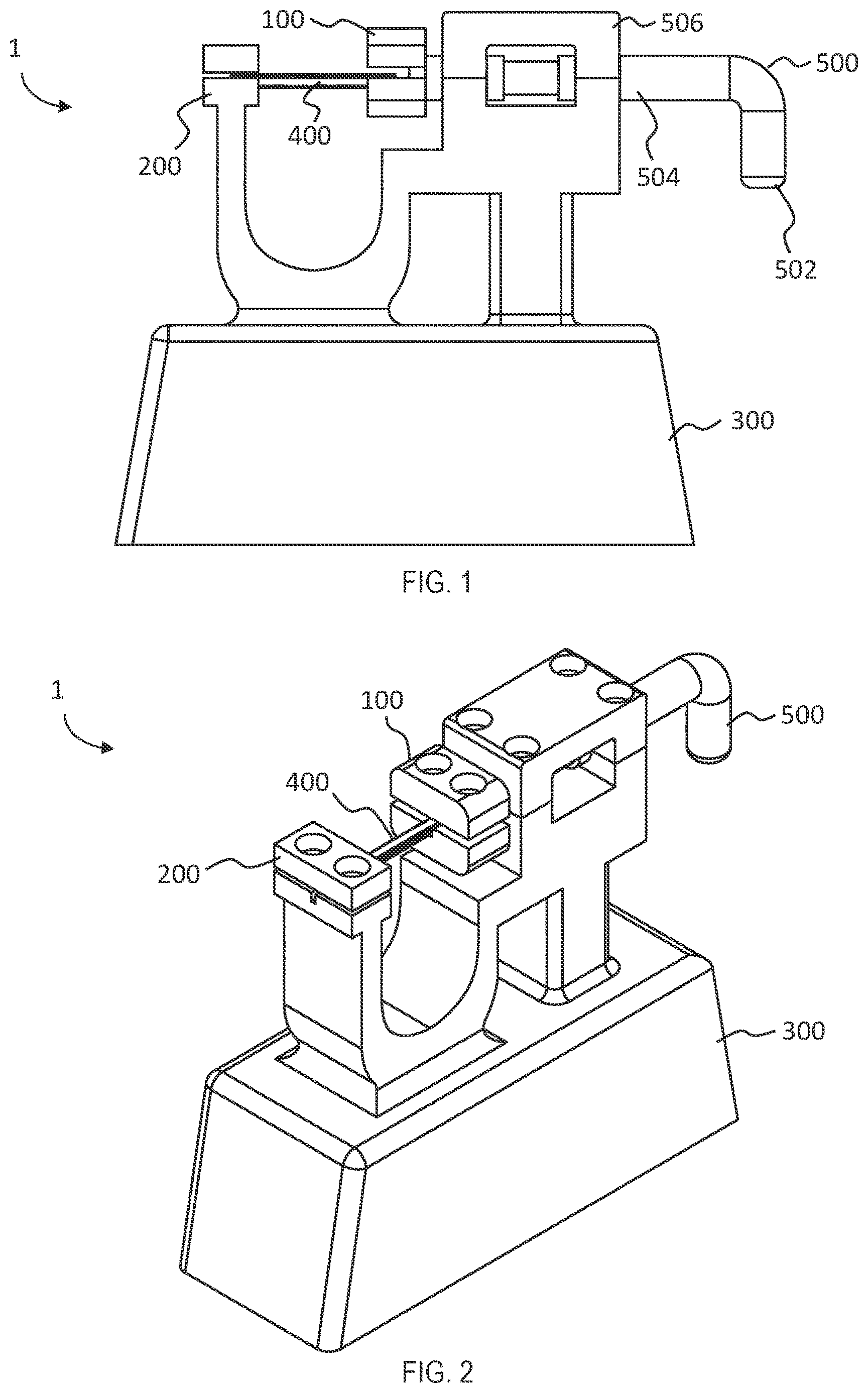 Patent US12618757 Figure 1 – Shaving razor component test apparatus