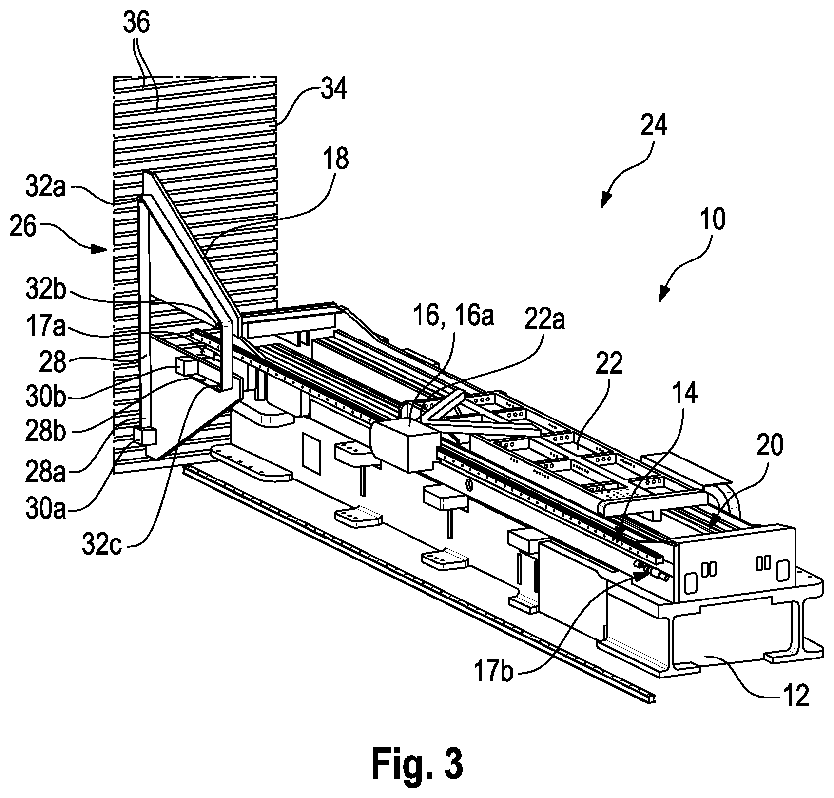 Patent US12618760 Figure 2 – Test rig and test setup for testing a safety belt system and/or for testing components of a safety belt system, and method for operating a test rig