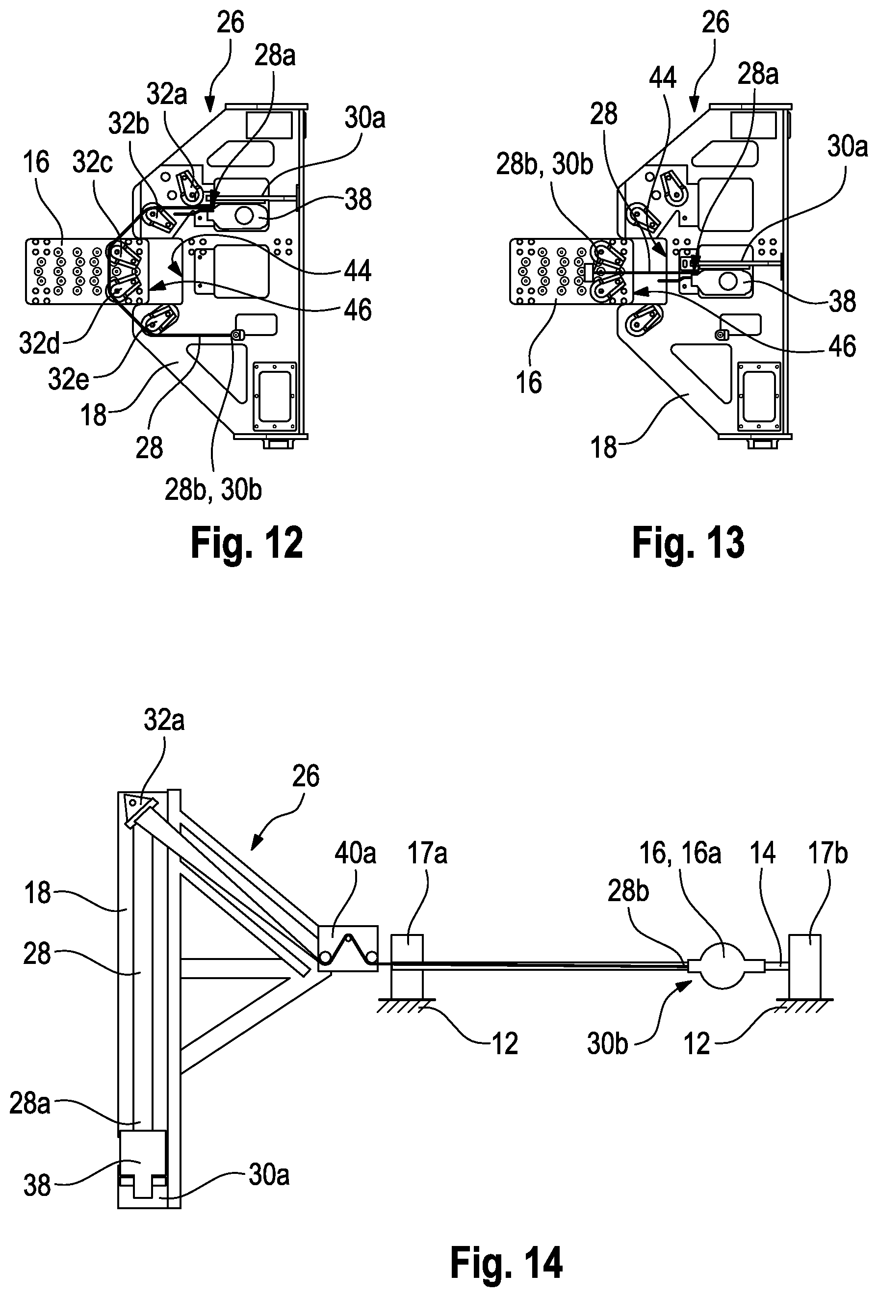 Patent US12618760 Figure 6 – Test rig and test setup for testing a safety belt system and/or for testing components of a safety belt system, and method for operating a test rig