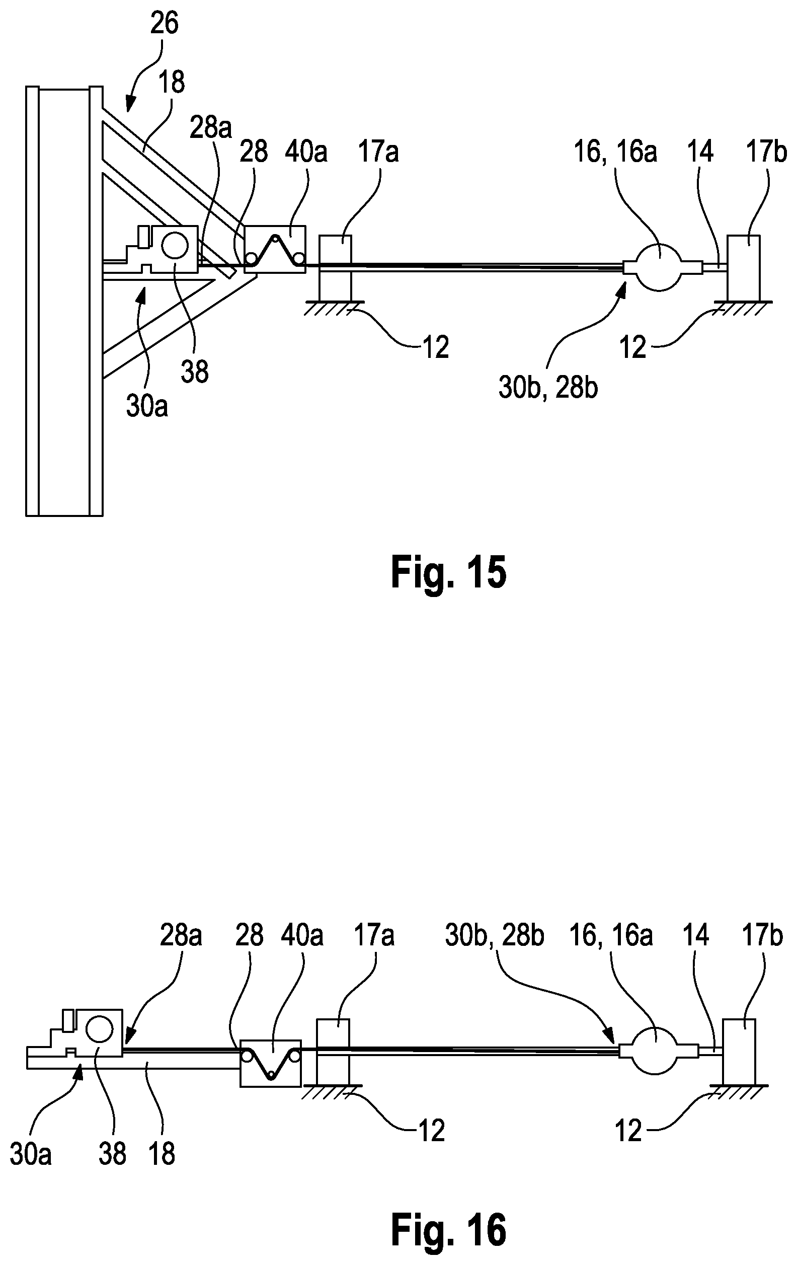 Patent US12618760 Figure 7 – Test rig and test setup for testing a safety belt system and/or for testing components of a safety belt system, and method for operating a test rig