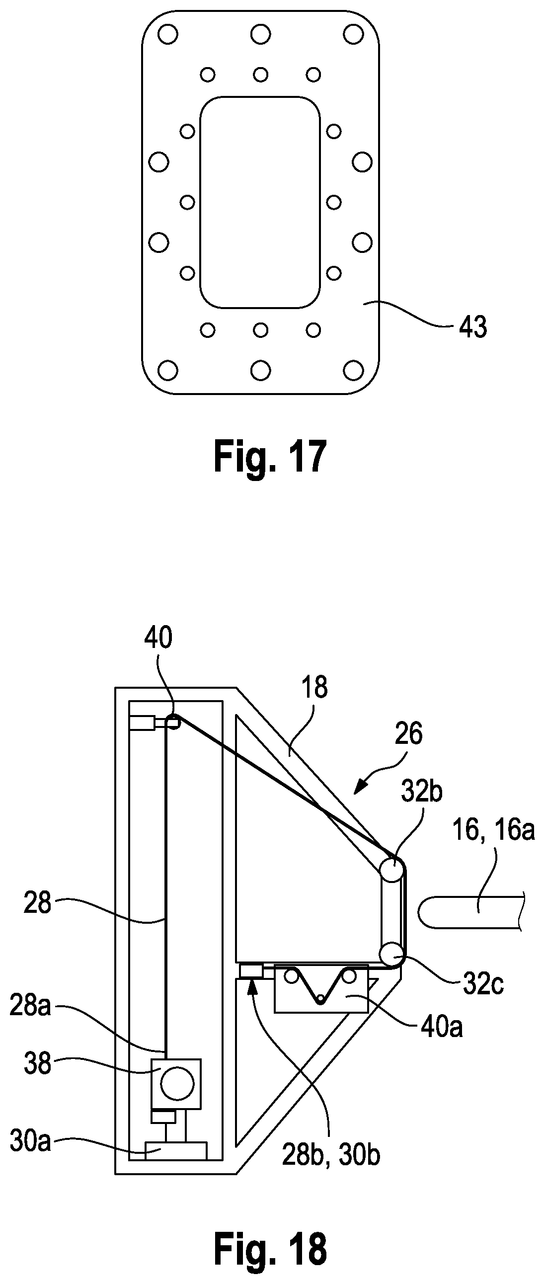 Patent US12618760 Figure 8 – Test rig and test setup for testing a safety belt system and/or for testing components of a safety belt system, and method for operating a test rig