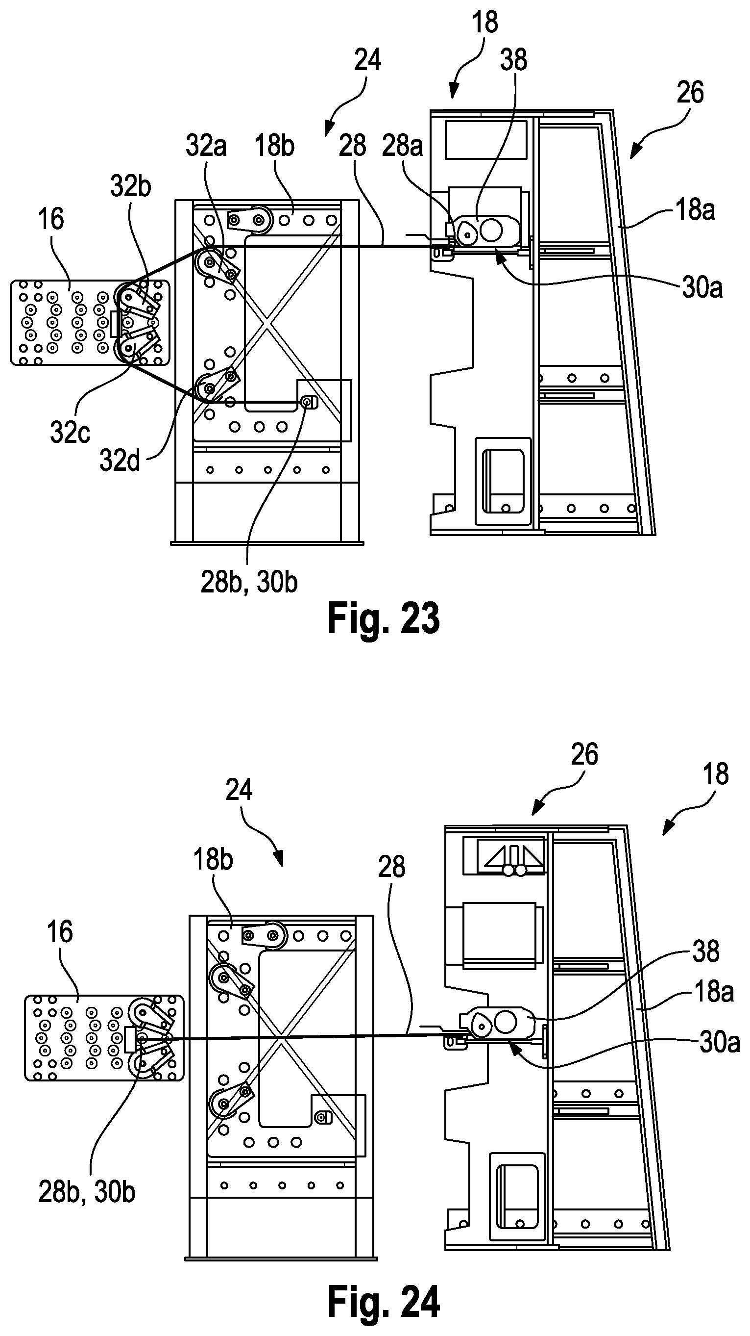 Patent US12618760 Figure 11 – Test rig and test setup for testing a safety belt system and/or for testing components of a safety belt system, and method for operating a test rig