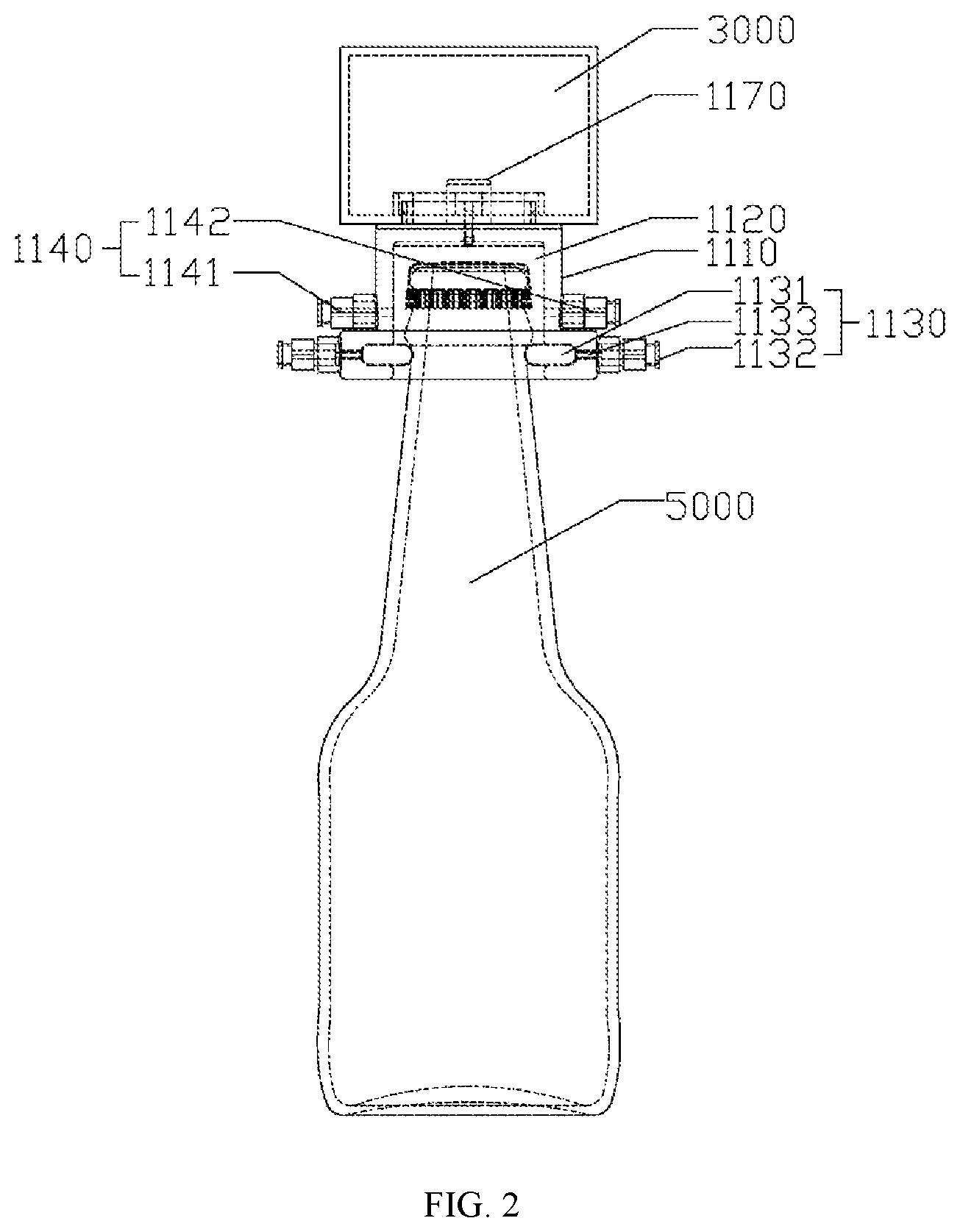 Patent US12618762 Figure 2 – Forced oxidation test system
