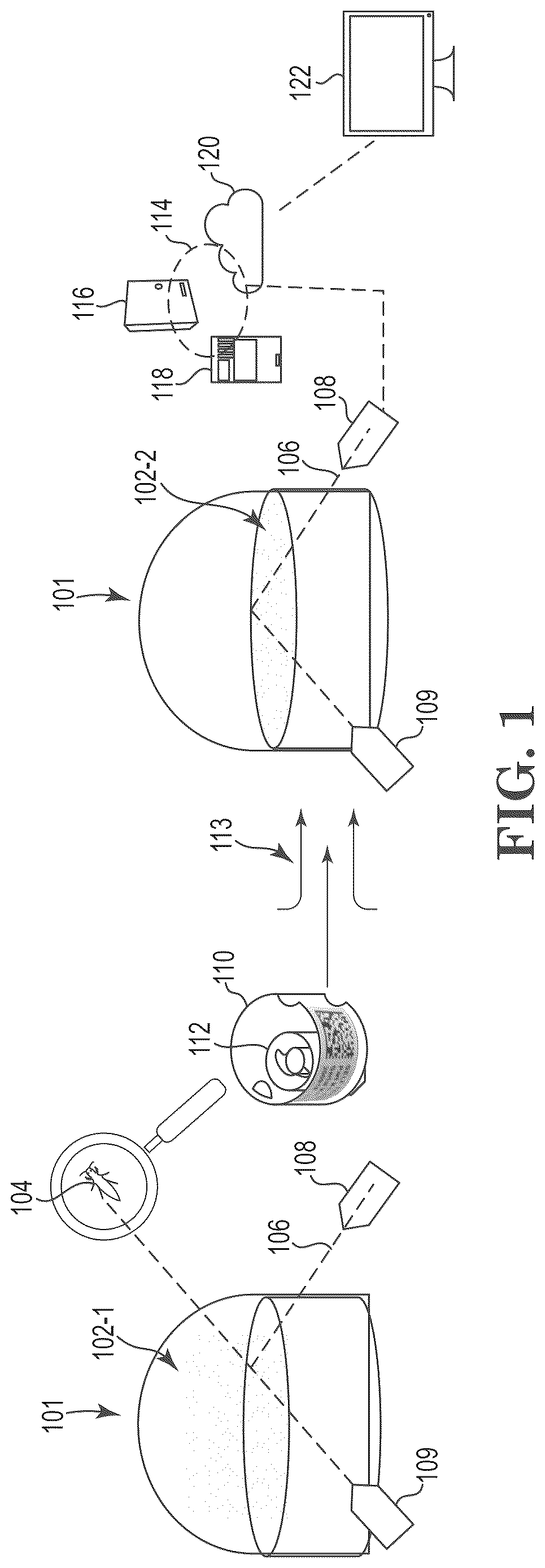 Patent US12618764 — Devices, systems, and methods for controlling insects in a smoke detector device — Figure 1