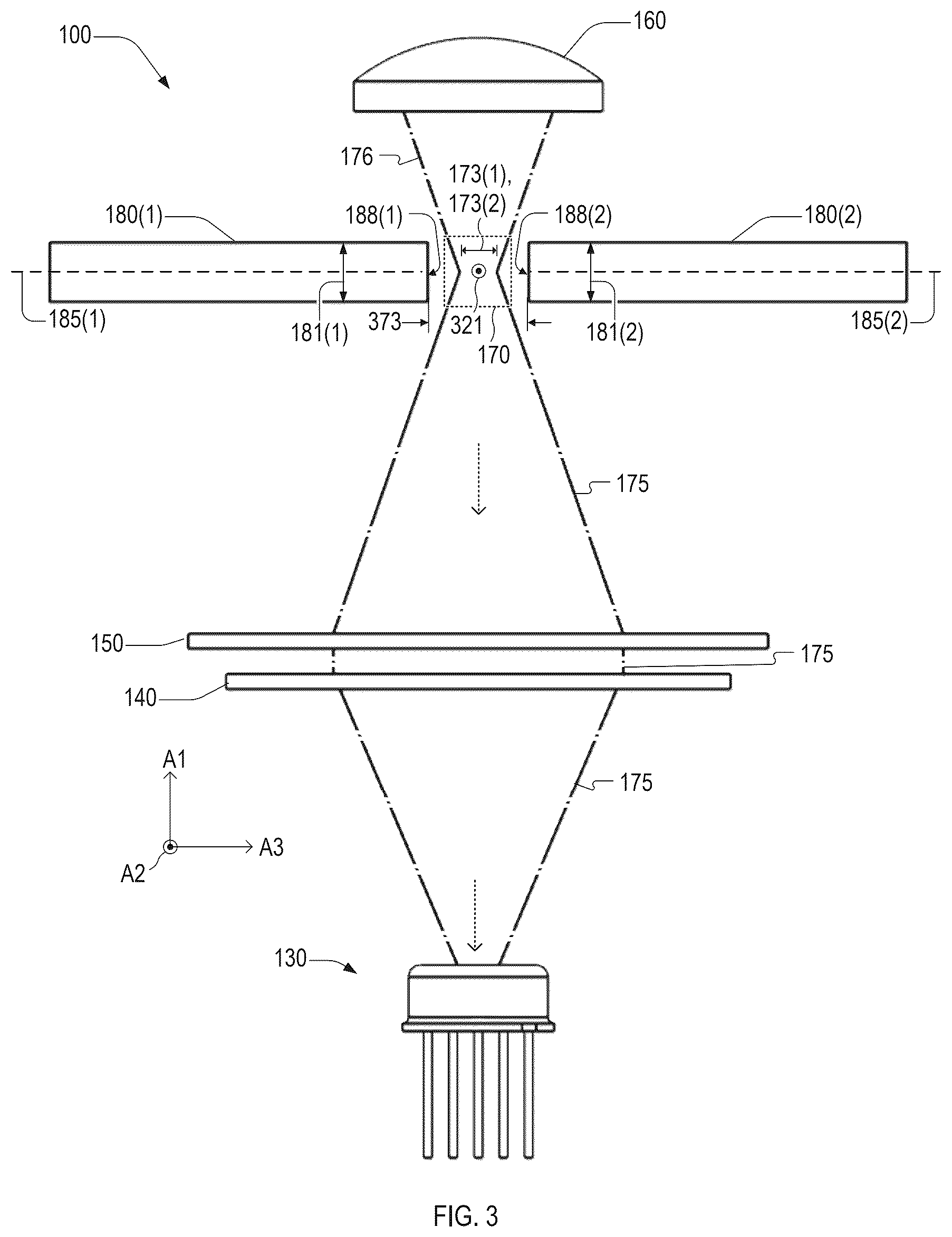 Patent US12618766 Figure 3 – Airborne-particle detector and detection method