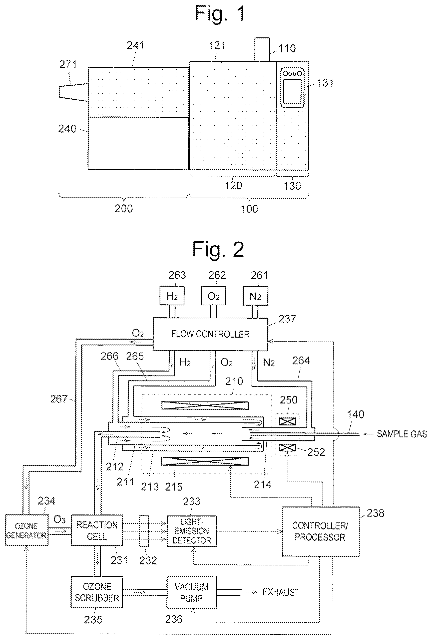 Patent US12618778 Figure 1 – Gas chromatography combustion furnace/tube structure for a sulfur chemiluminescence detector