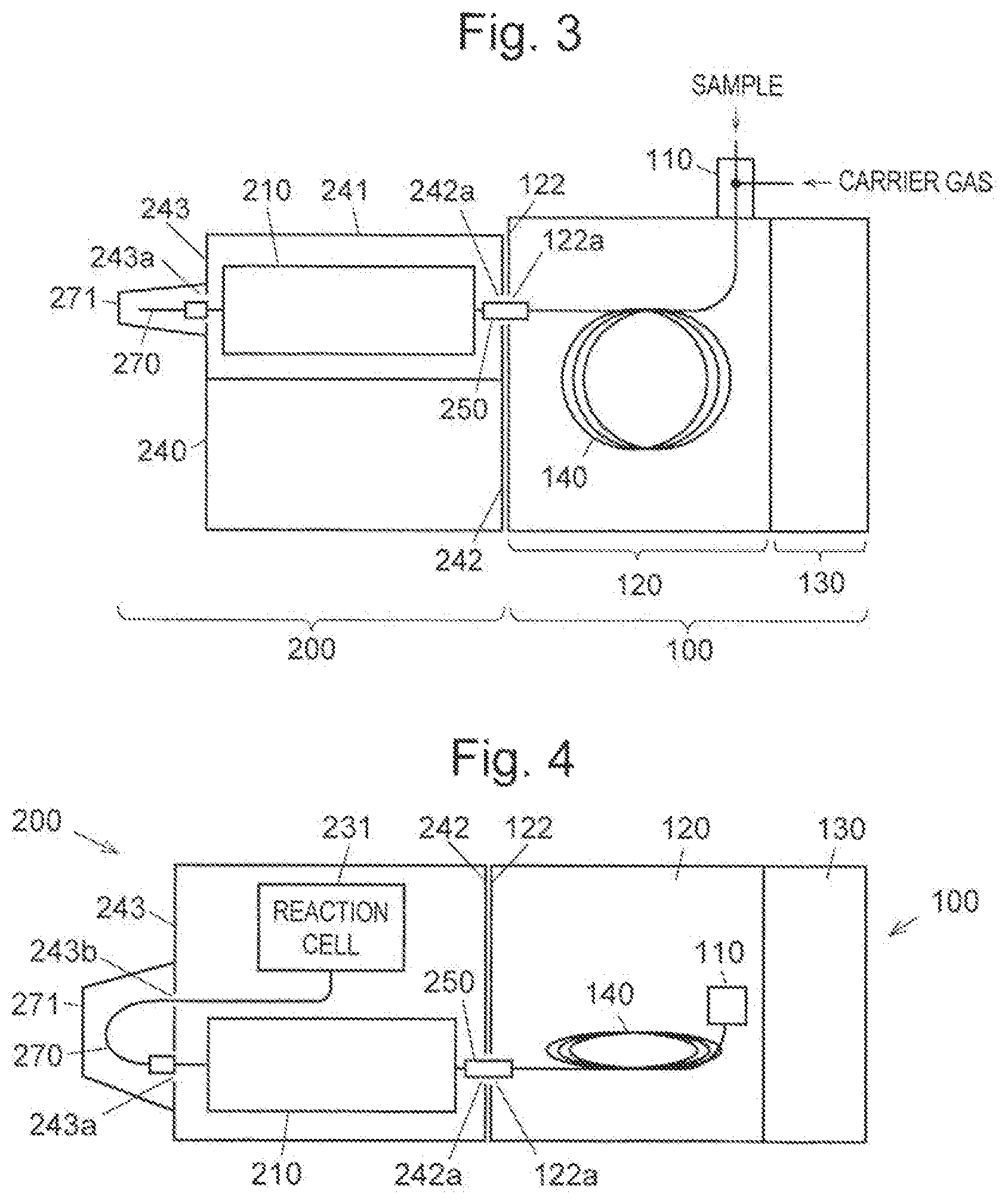 Patent US12618778 Figure 2 – Gas chromatography combustion furnace/tube structure for a sulfur chemiluminescence detector