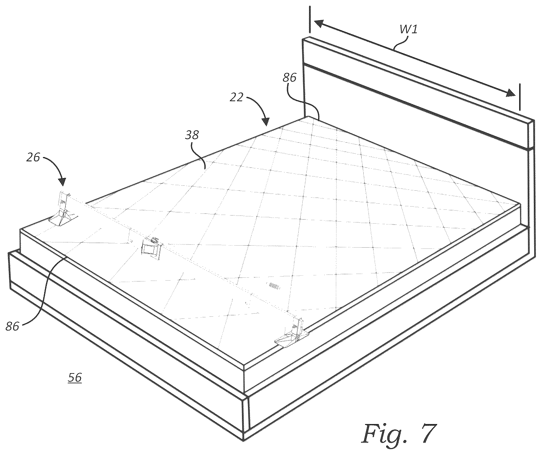 Patent US12618781 Figure 7 – System and methods for detecting mattress defects