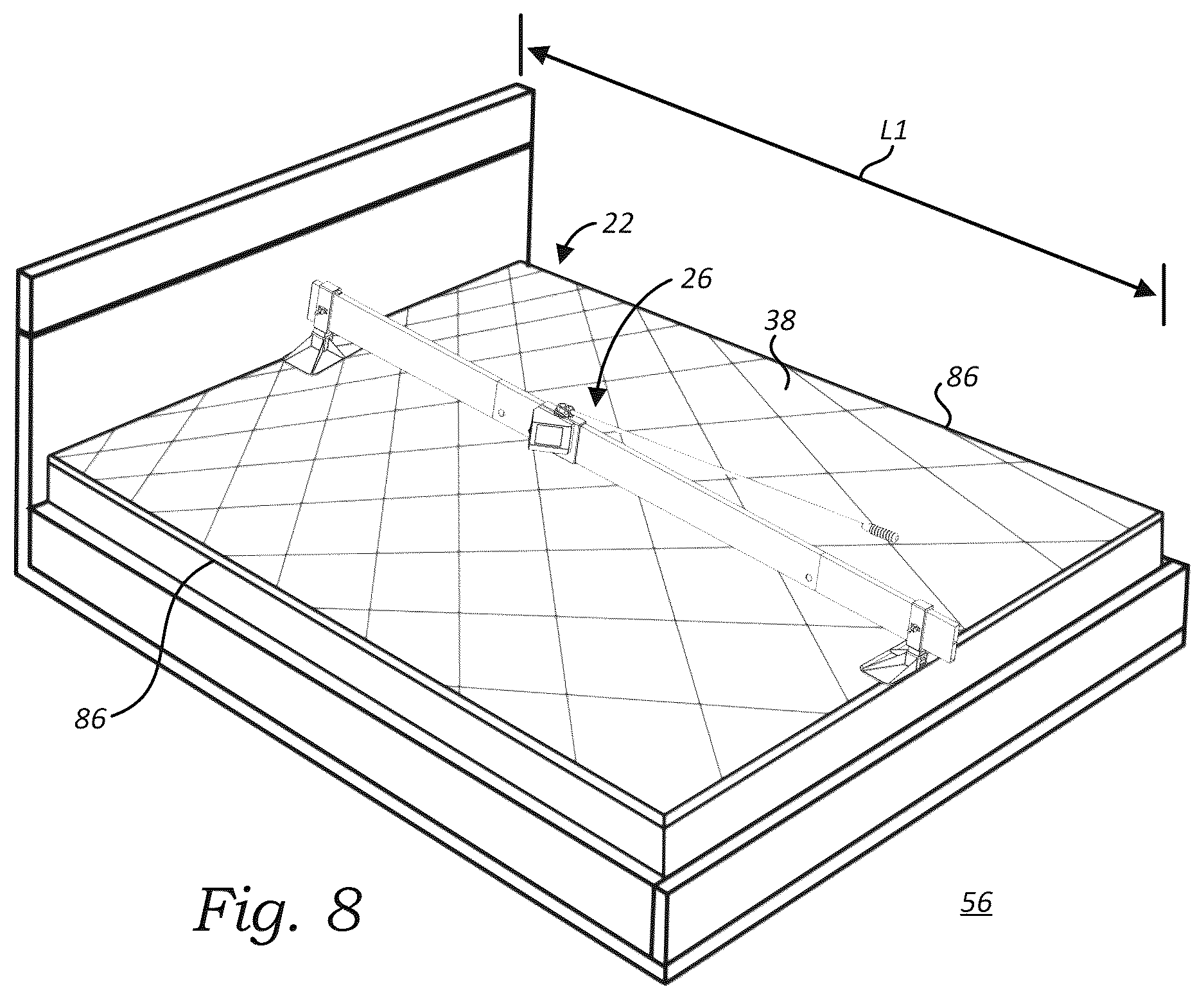 Patent US12618781 Figure 8 – System and methods for detecting mattress defects