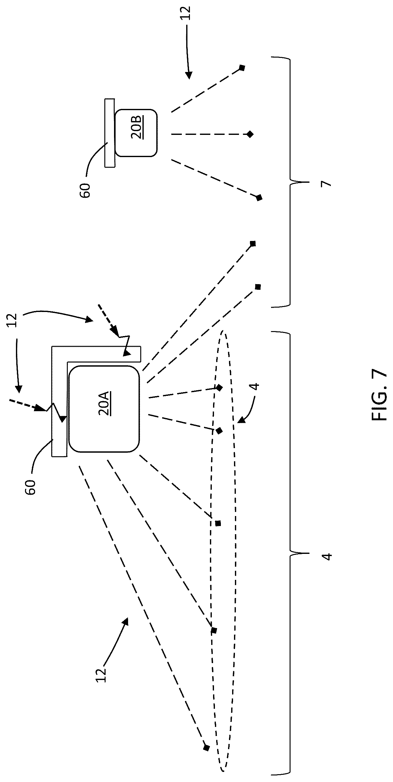 Patent US12618785 Figure 7 – Systems and methods of cosmic ray sensing of soil moisture for turf grass and crop management