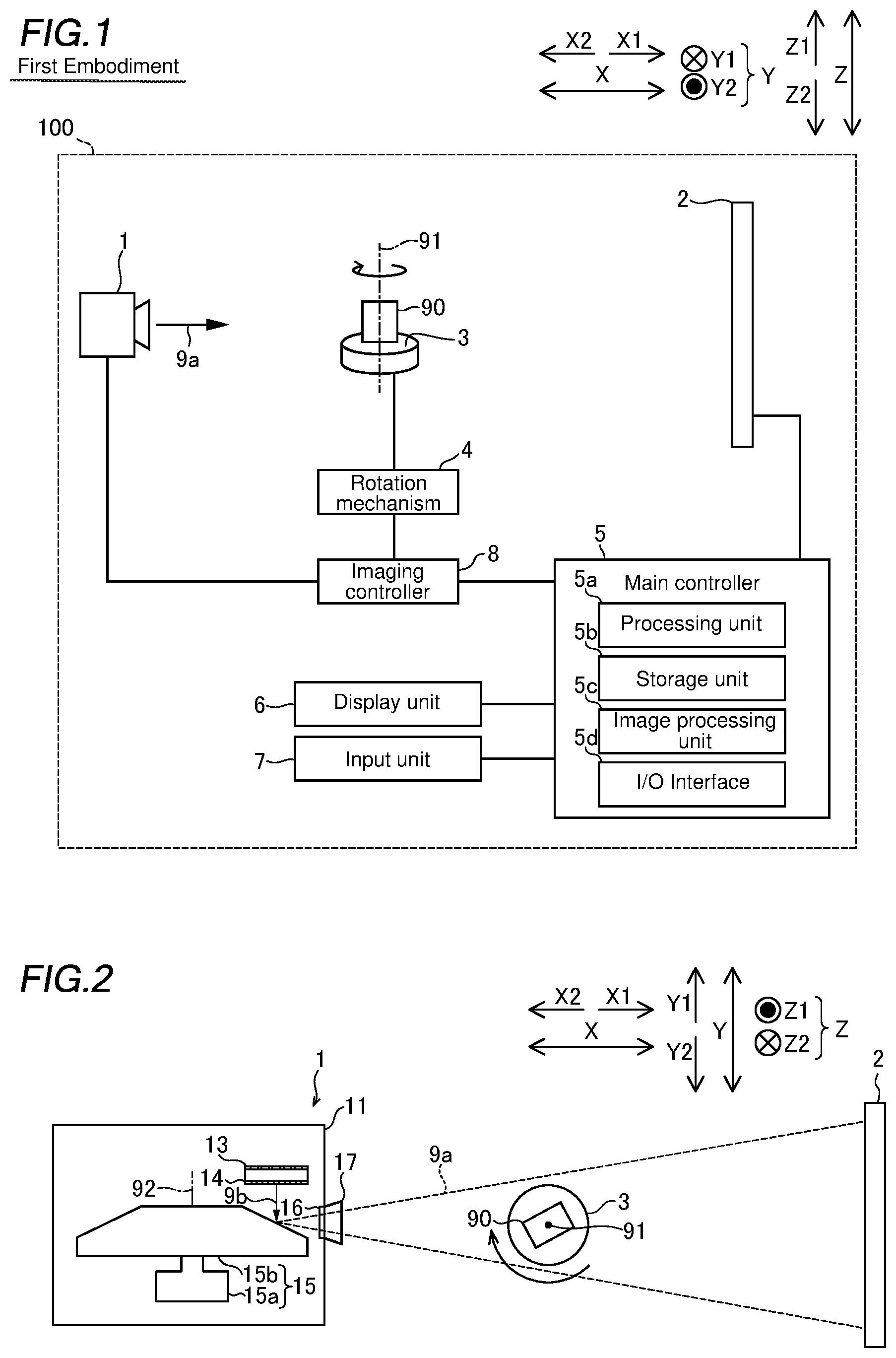 Patent US12618786 Figure 1 – X-ray imaging apparatus