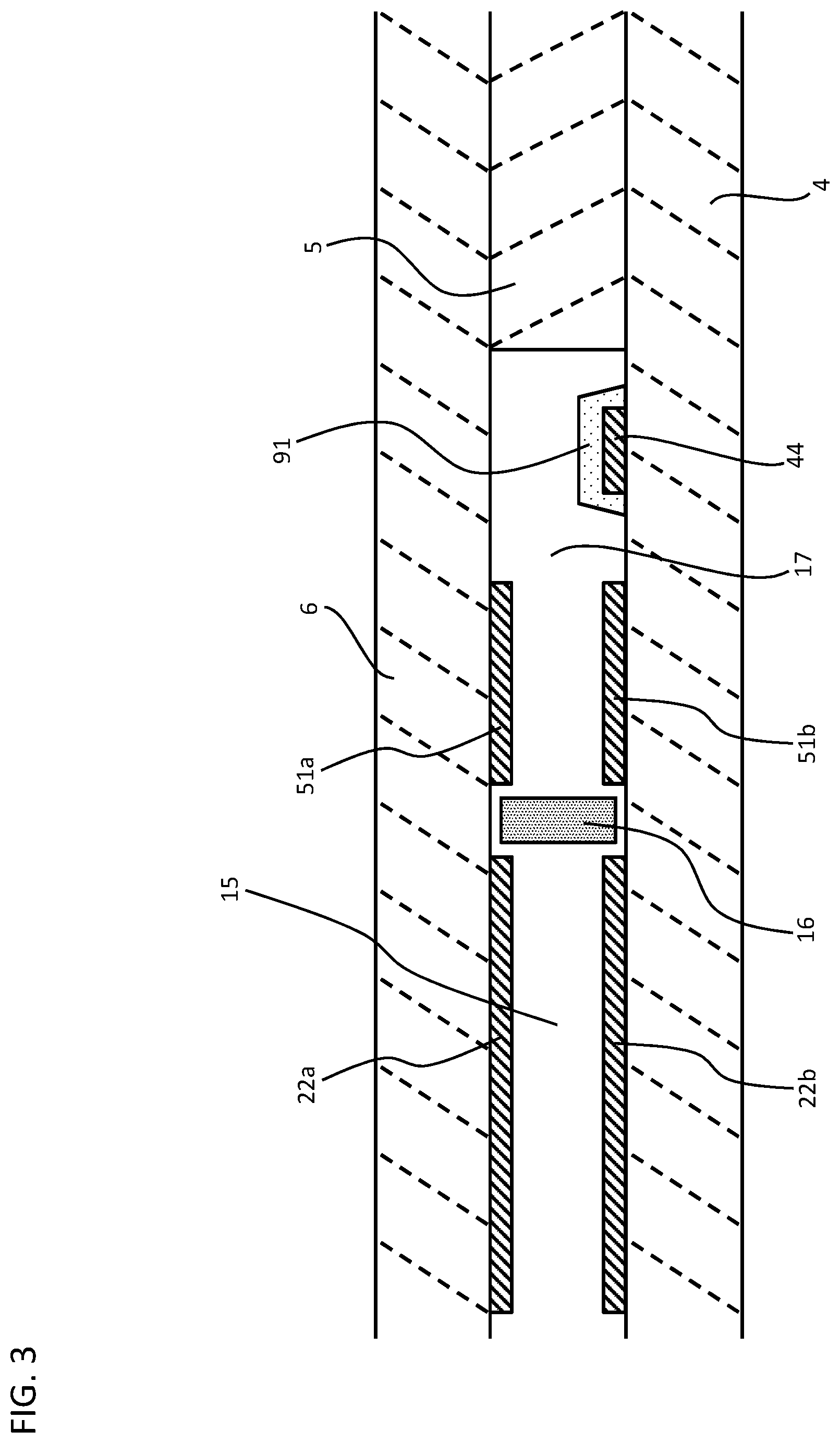 Patent US12618798 Figure 3 – Gas sensor element and gas sensor