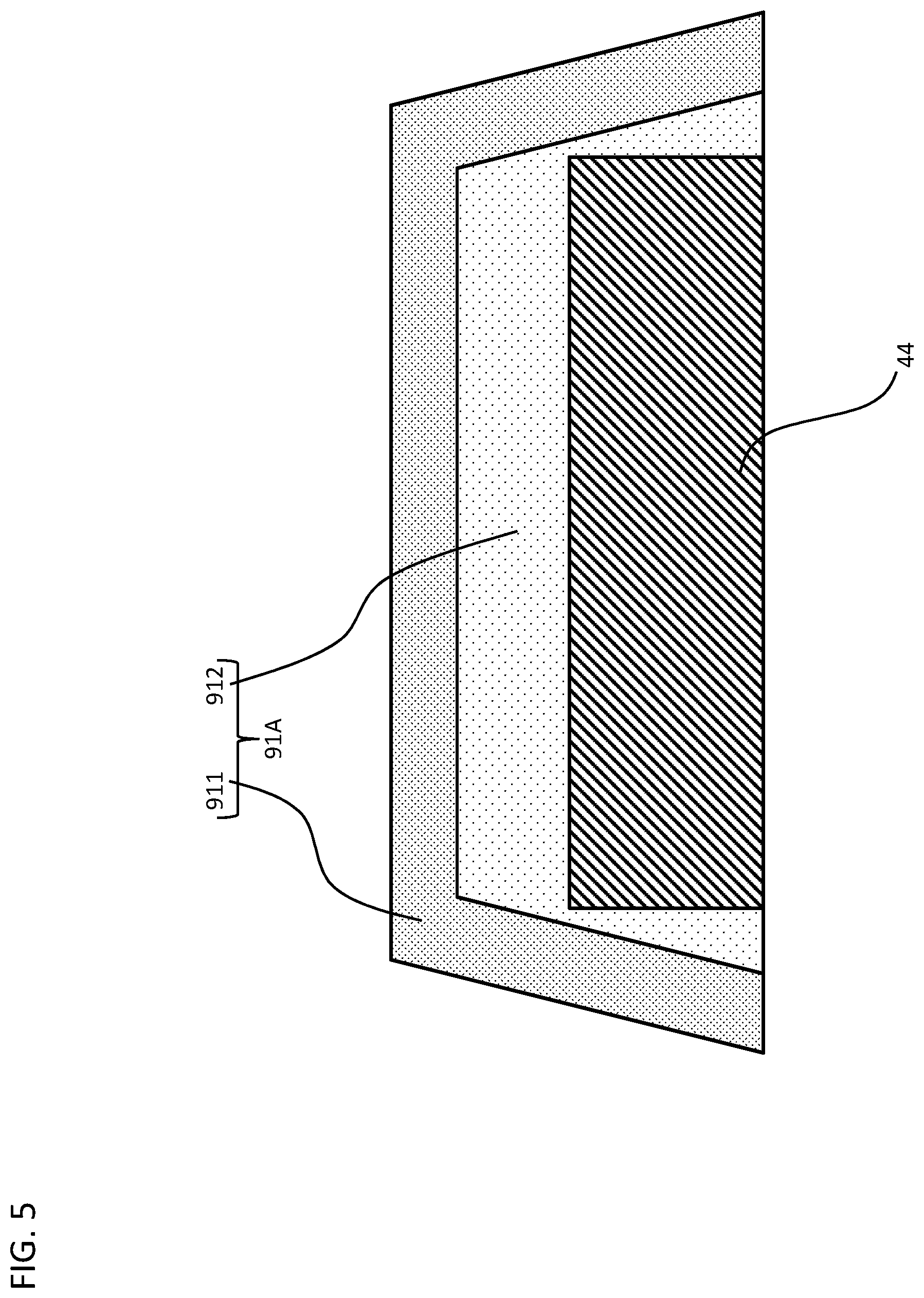 Patent US12618798 Figure 5 – Gas sensor element and gas sensor