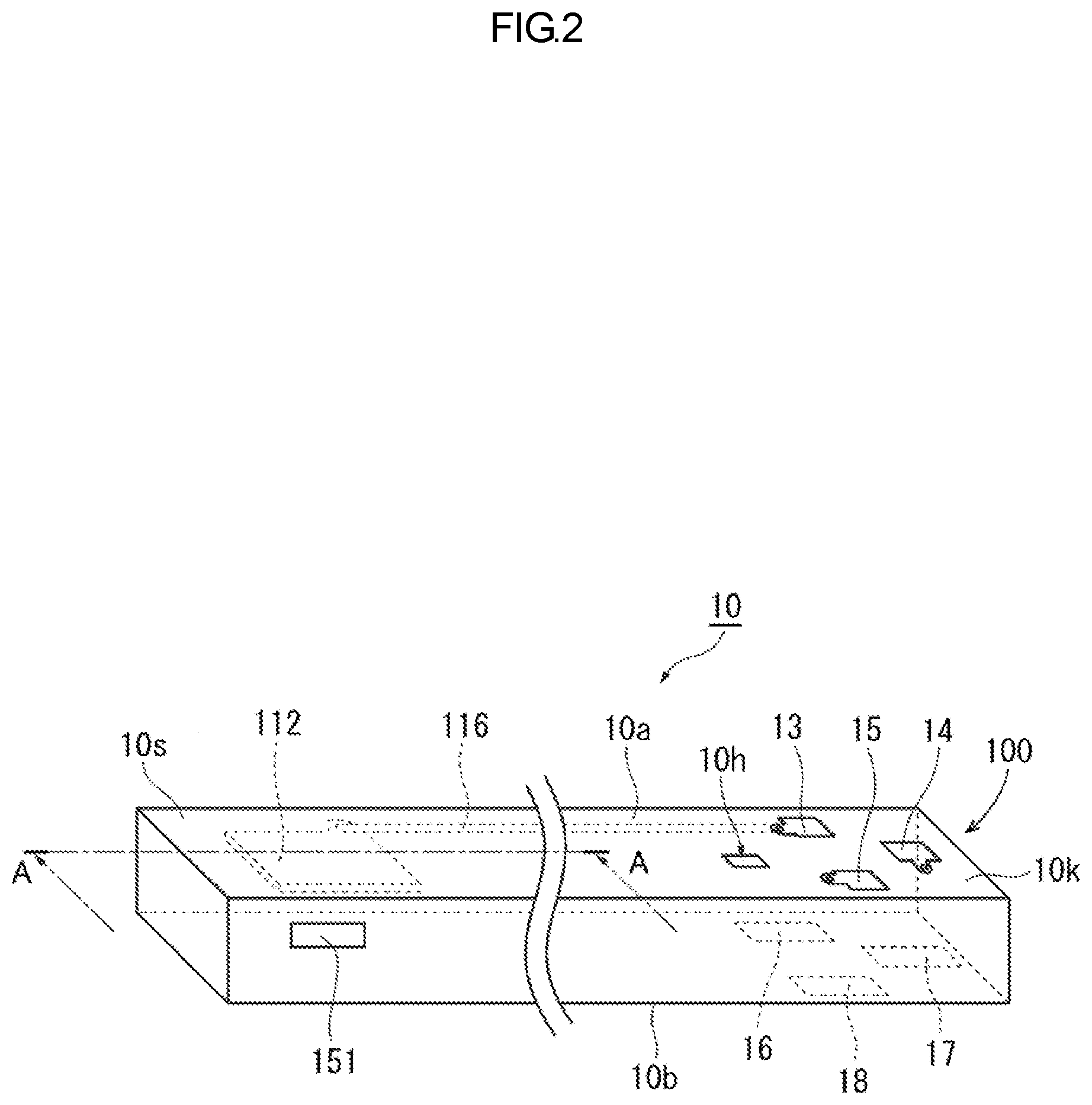 Patent US12618800 Figure 2 – Gas sensor element and gas sensor