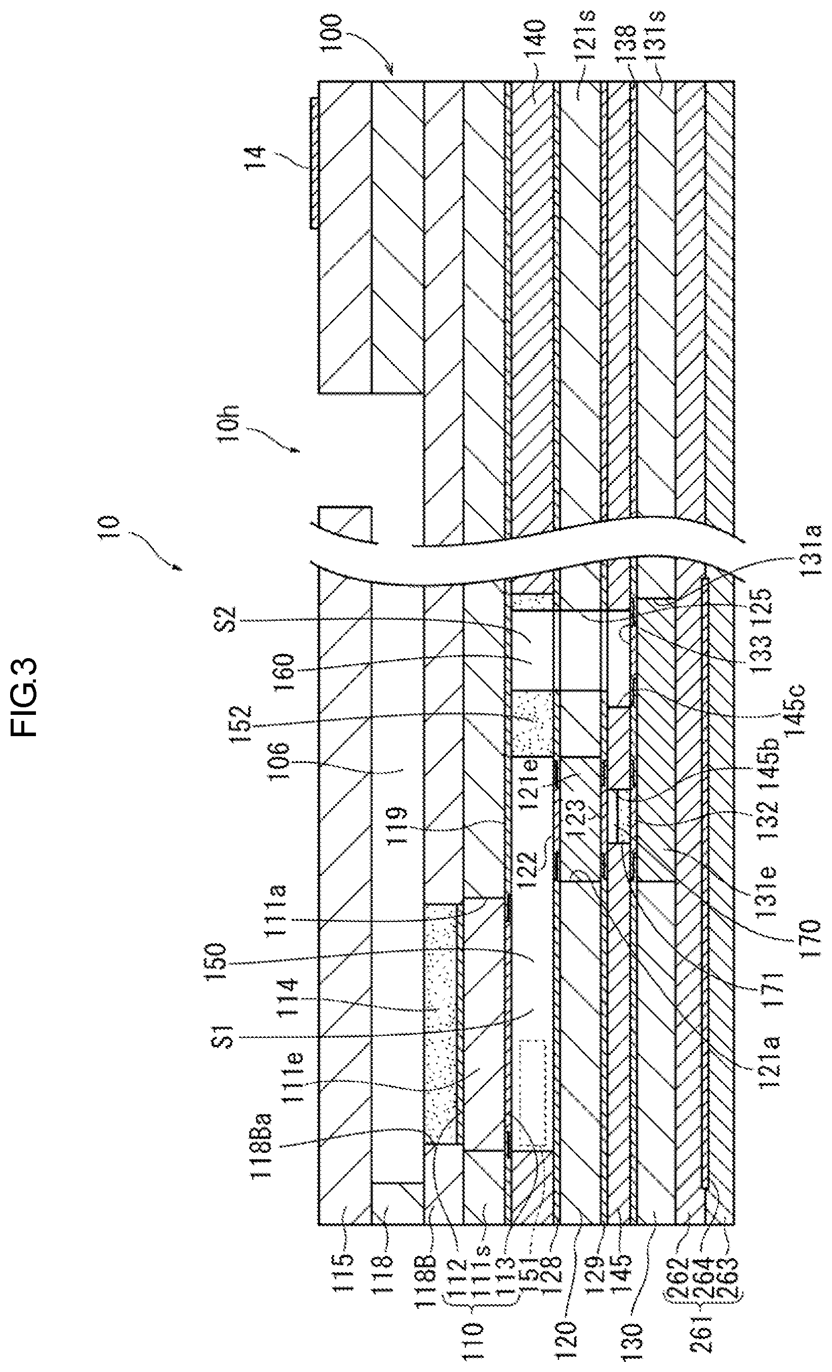 Patent US12618800 Figure 3 – Gas sensor element and gas sensor